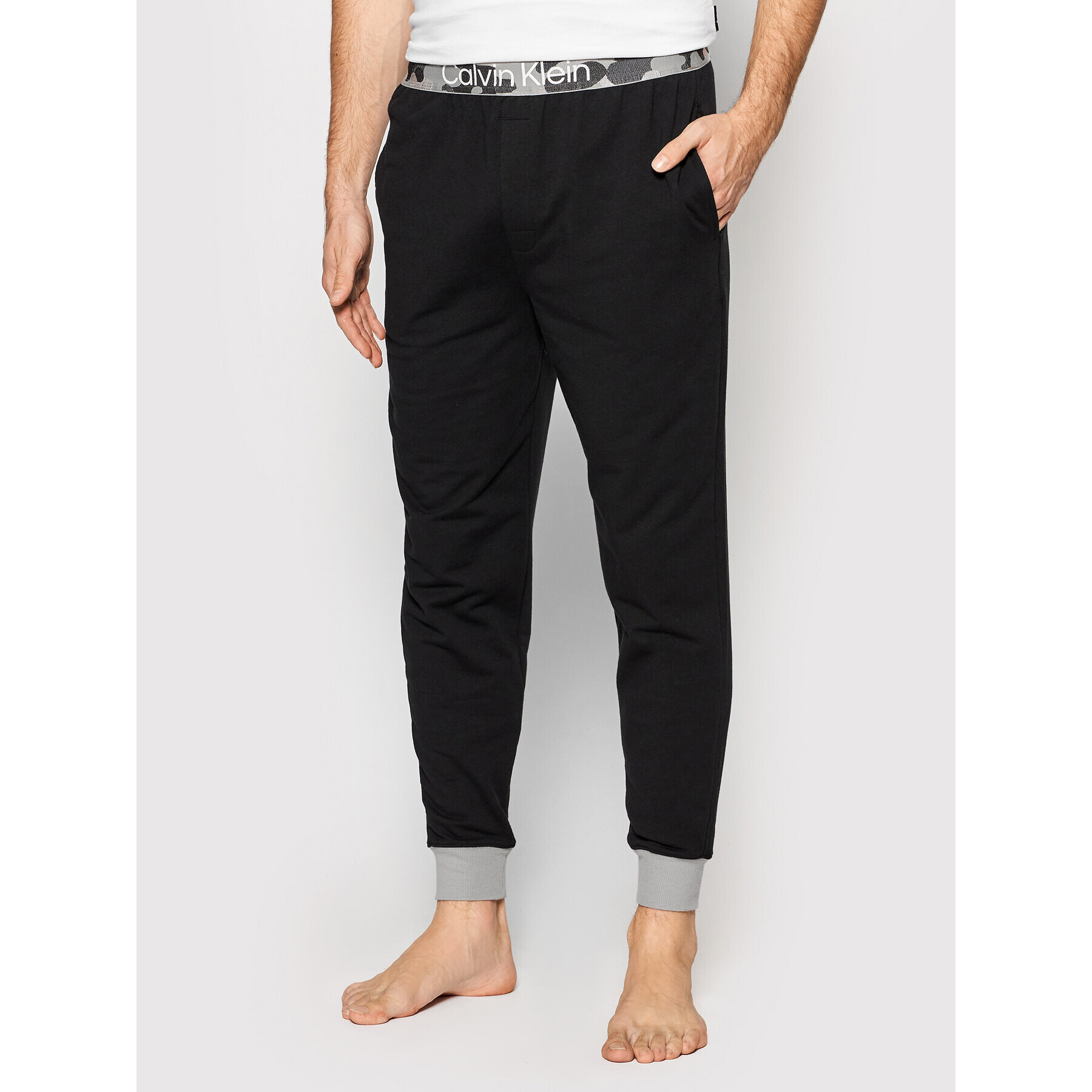 Calvin Klein Underwear Pantaloni pijama 000NM2196E Negru - Pled.ro