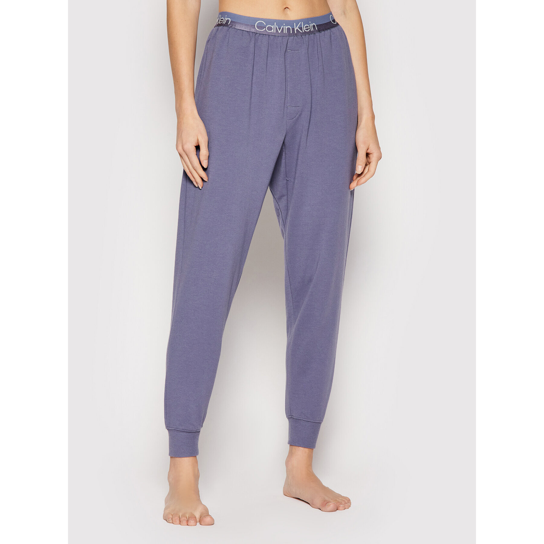 Calvin Klein Underwear Pantaloni pijama 000QS6757E Violet Slim Fit - Pled.ro