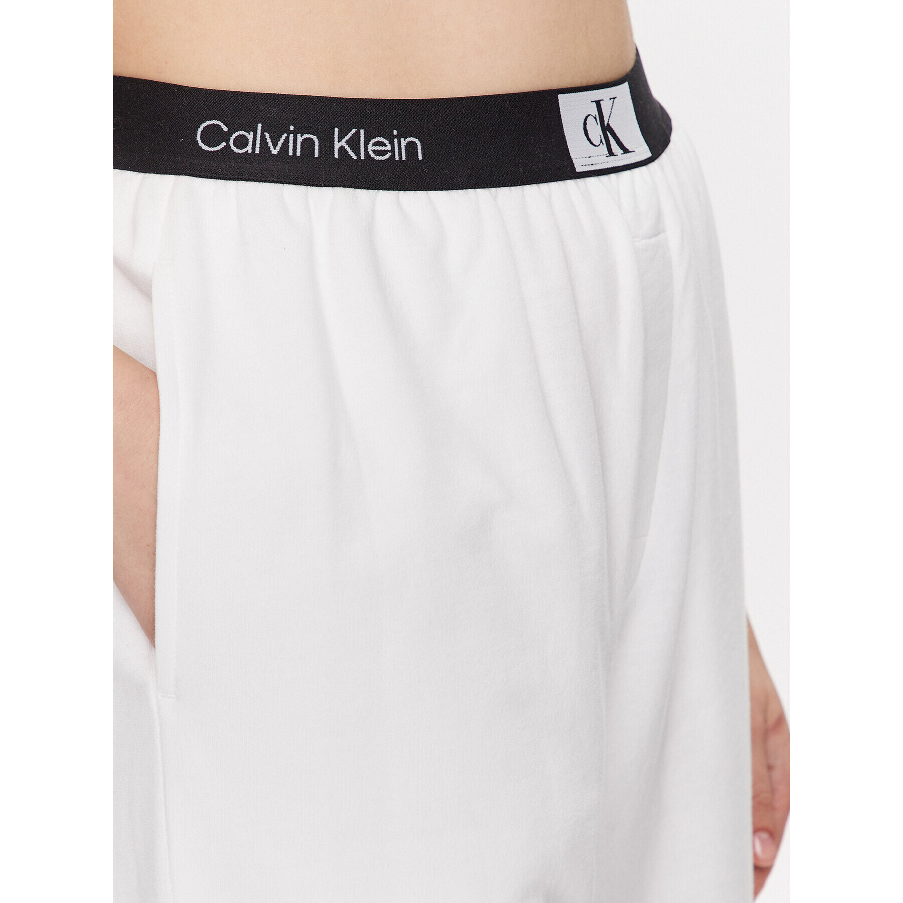 Calvin Klein Underwear Pantaloni pijama 000QS6943E Alb Regular Fit - Pled.ro