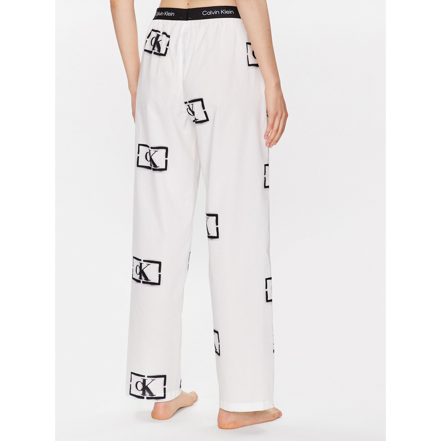 Calvin Klein Underwear Pantaloni pijama 000QS6973E Alb Regular Fit - Pled.ro