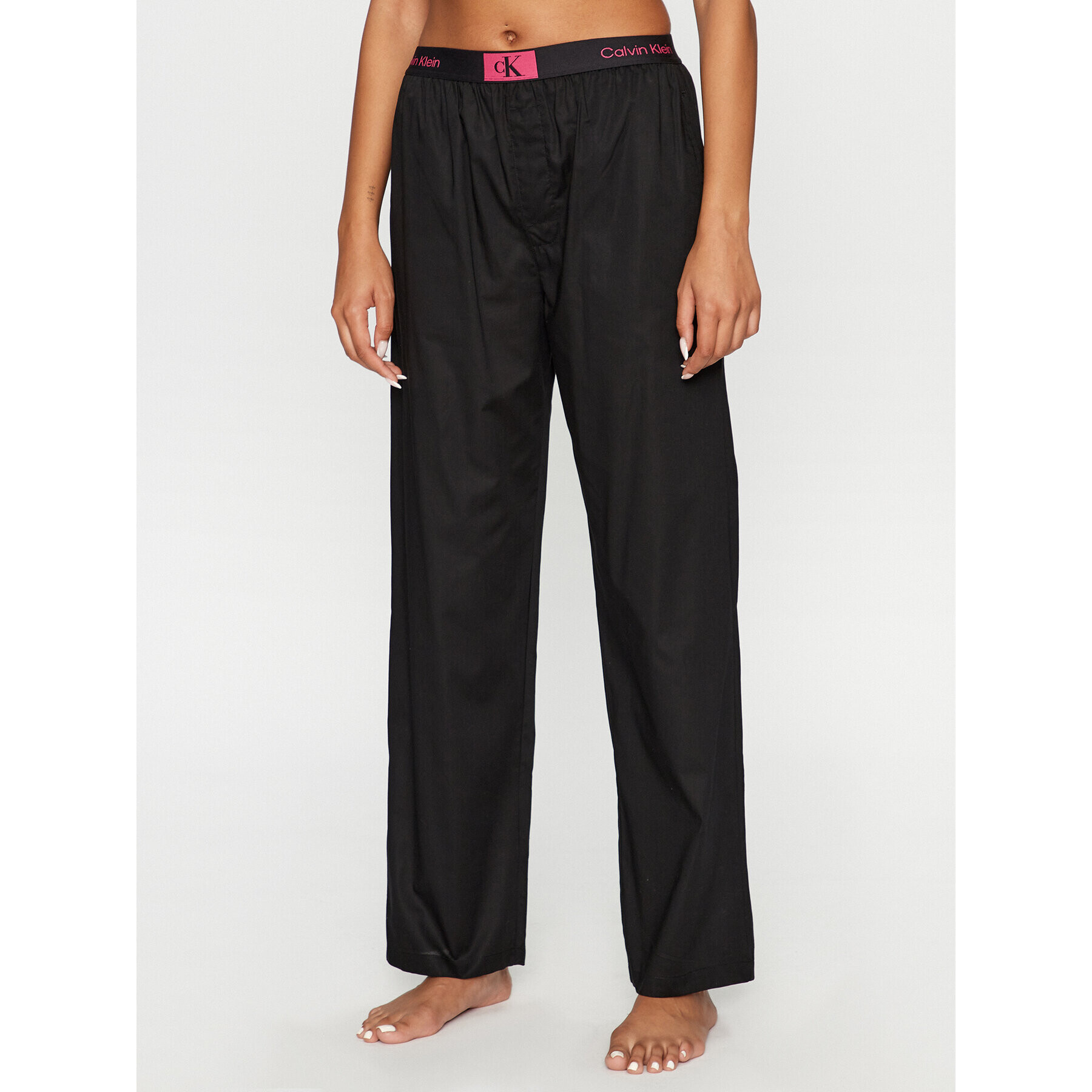 Calvin Klein Underwear Pantaloni pijama 000QS6973E Negru Regular Fit - Pled.ro