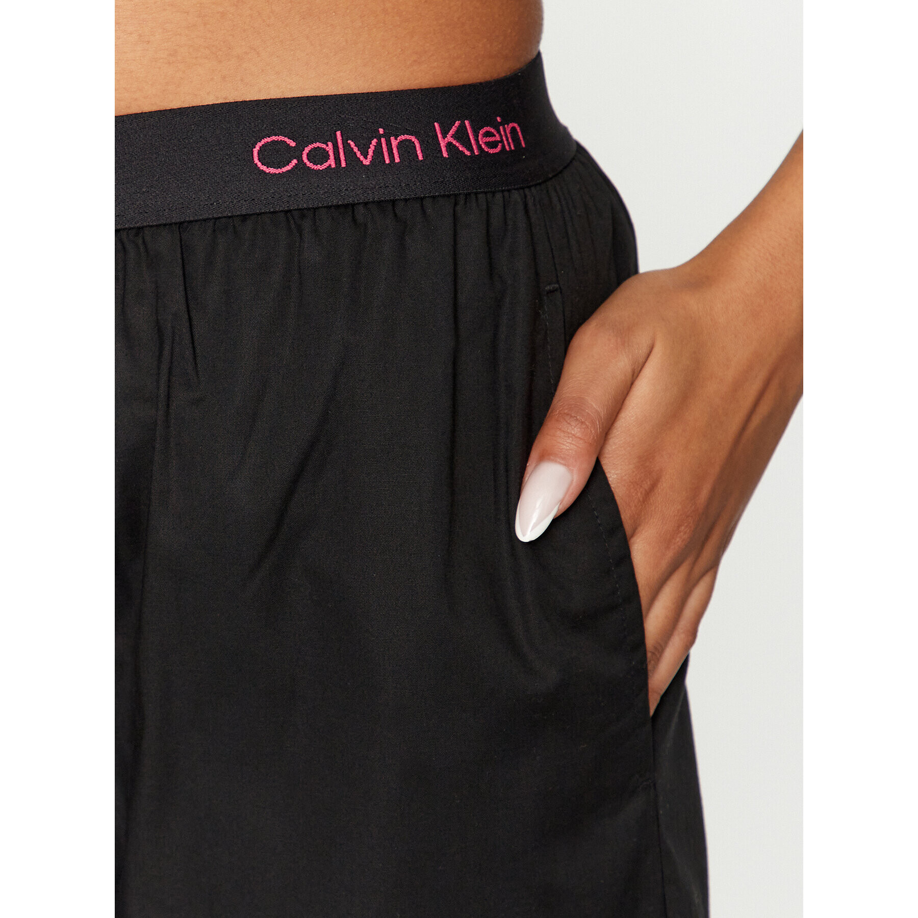 Calvin Klein Underwear Pantaloni pijama 000QS6973E Negru Regular Fit - Pled.ro