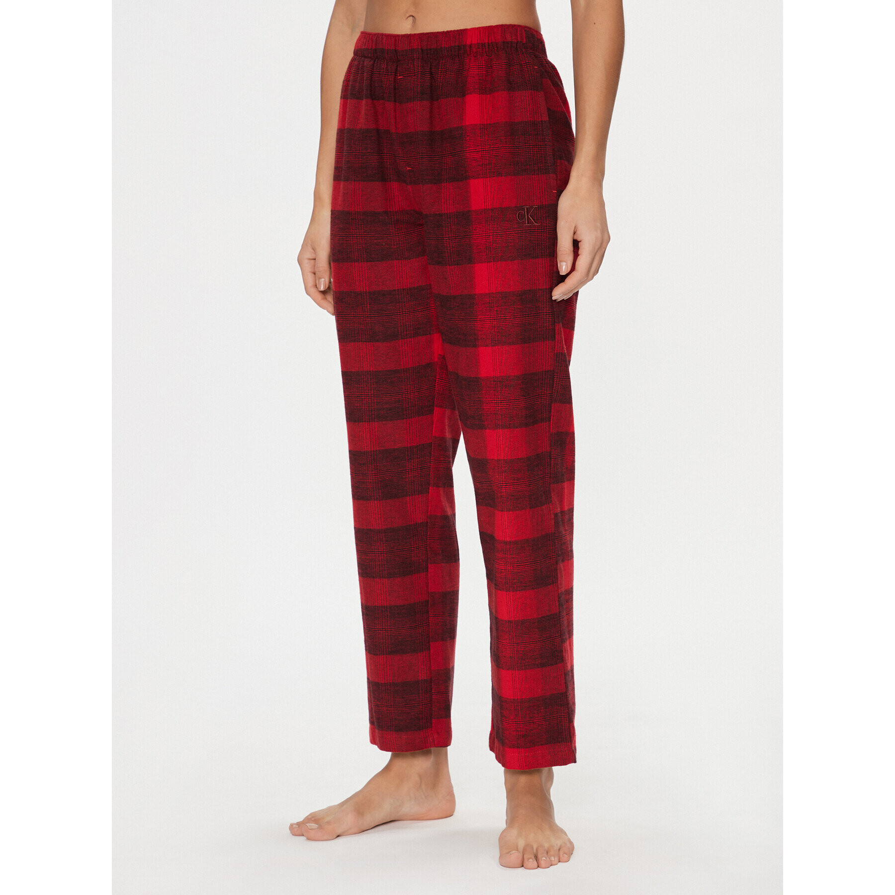 Calvin Klein Underwear Pantaloni pijama 000QS7038E Roșu Relaxed Fit - Pled.ro