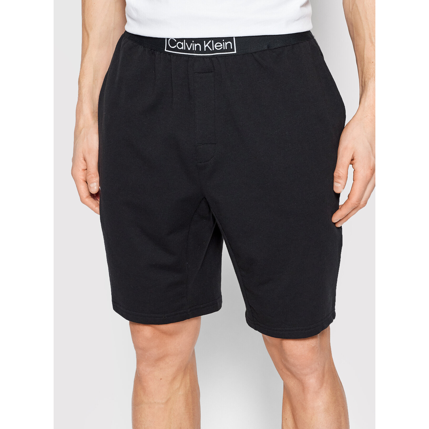 Calvin Klein Underwear Pantaloni scurți pijama 000NM2271E Negru Regular Fit - Pled.ro