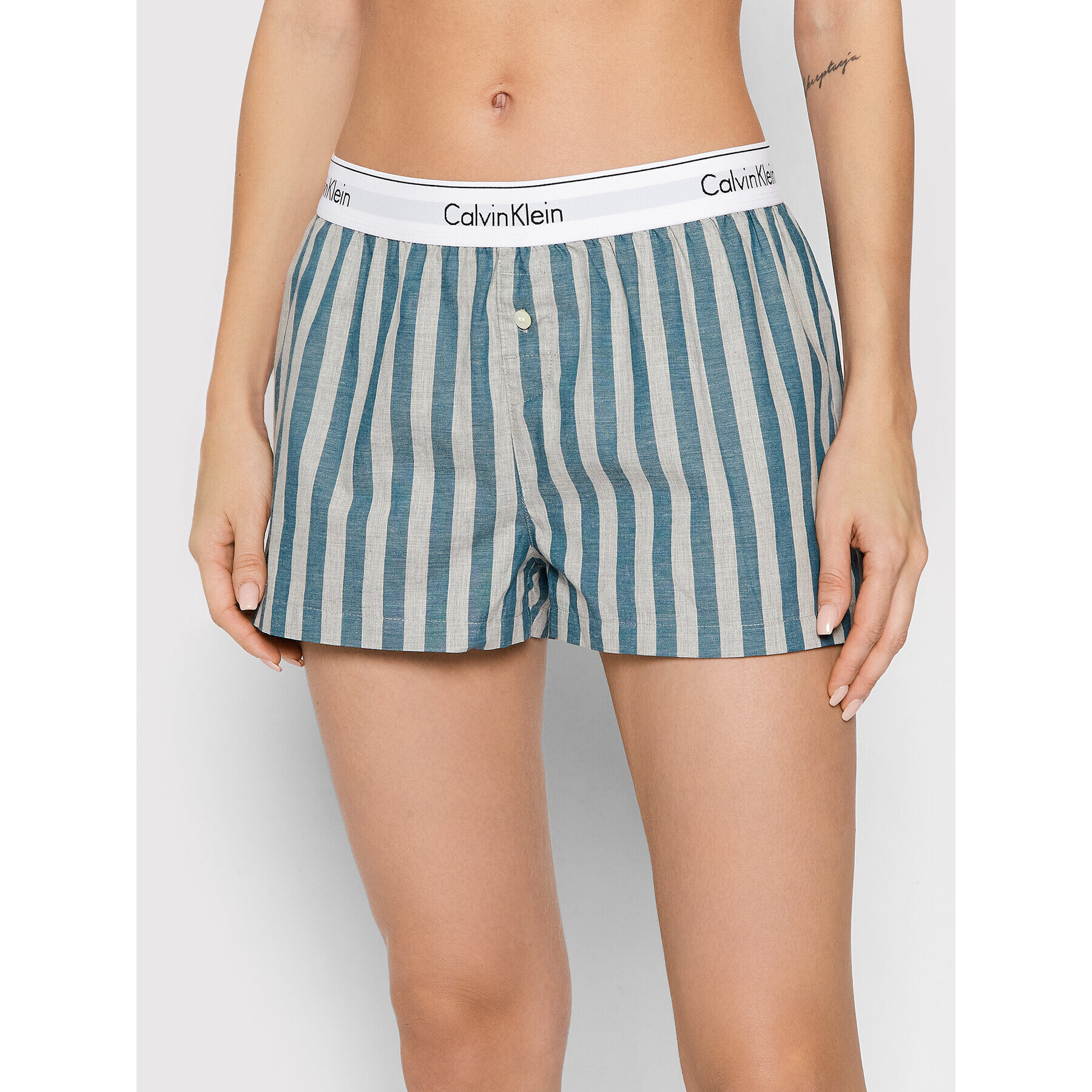 Calvin Klein Underwear Pantaloni scurți pijama 000QS6080E Colorat Regular Fit - Pled.ro