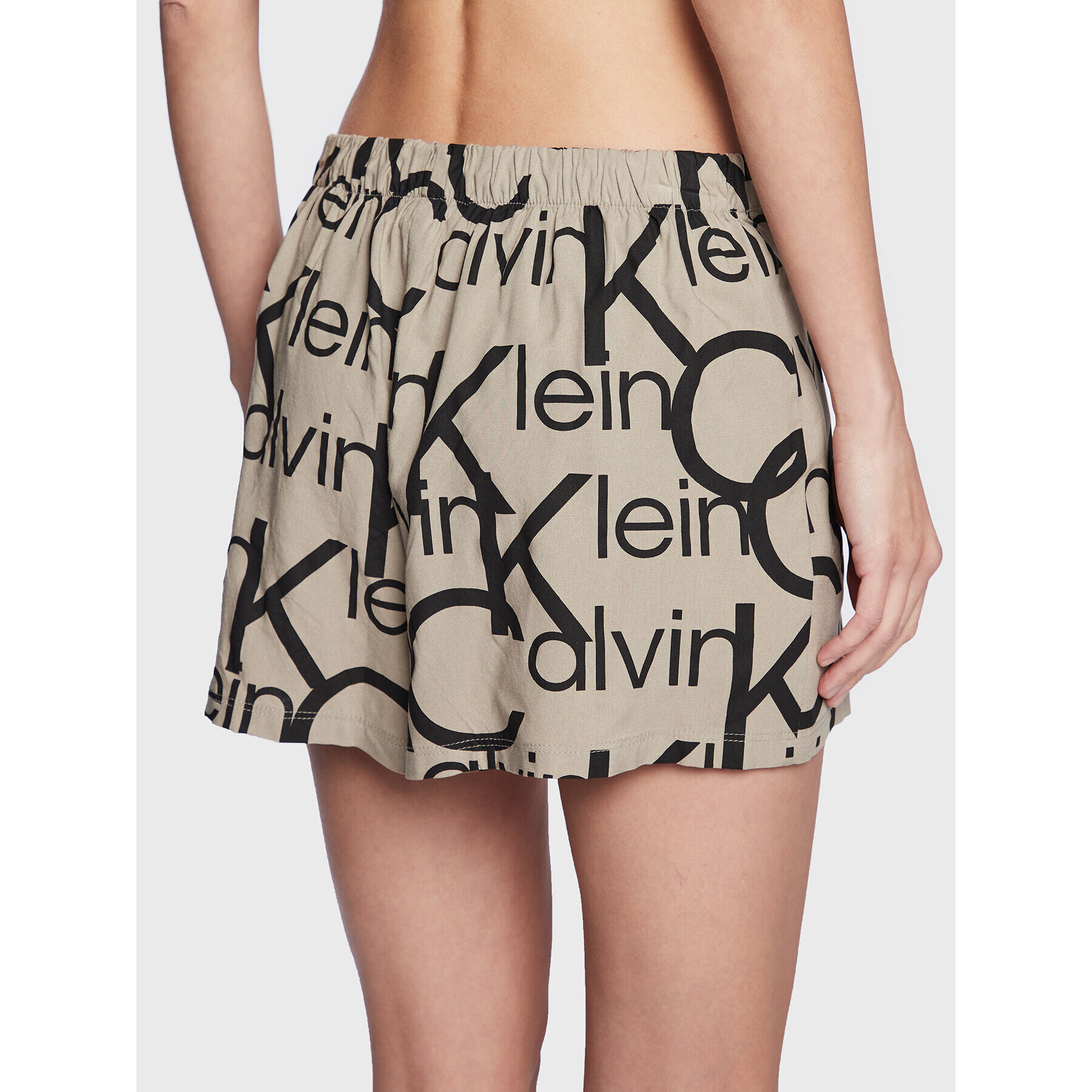 Calvin Klein Underwear Pantaloni scurți pijama 000QS6851E Bej Regular Fit - Pled.ro