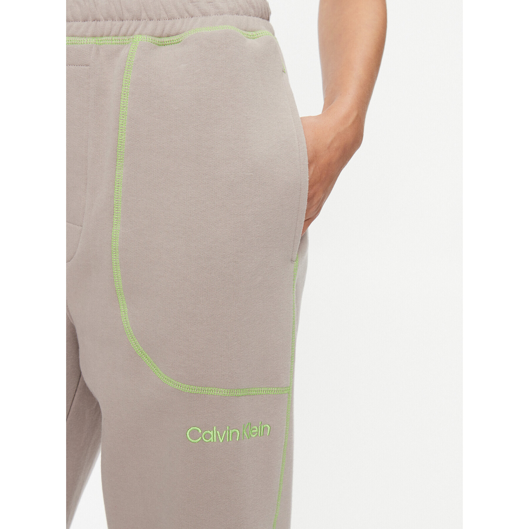 Calvin Klein Underwear Pantaloni trening 000QS7016E Gri Regular Fit - Pled.ro