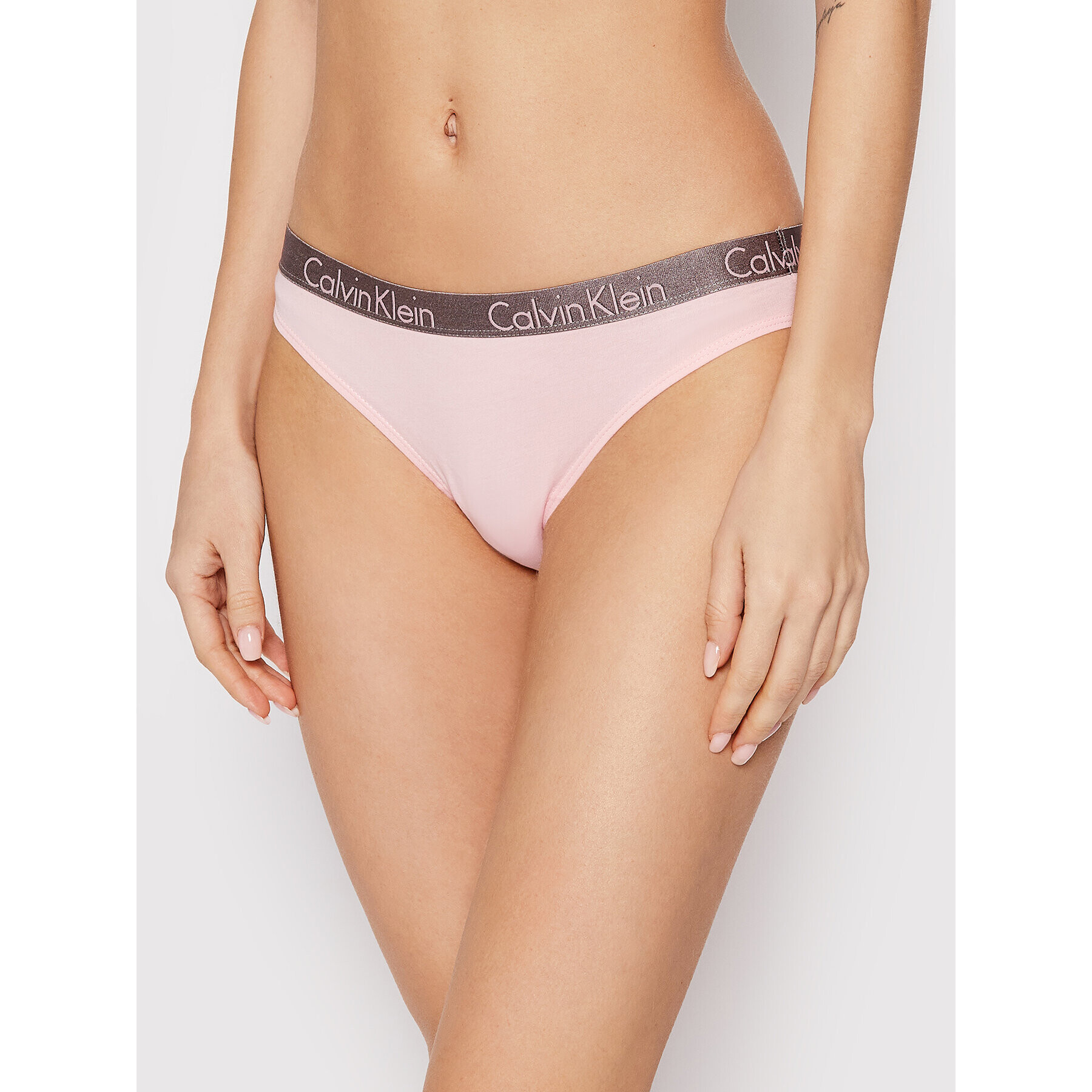 Calvin Klein Underwear Set 3 perechi de chiloți de damă clasici 000QD3561E Colorat - Pled.ro