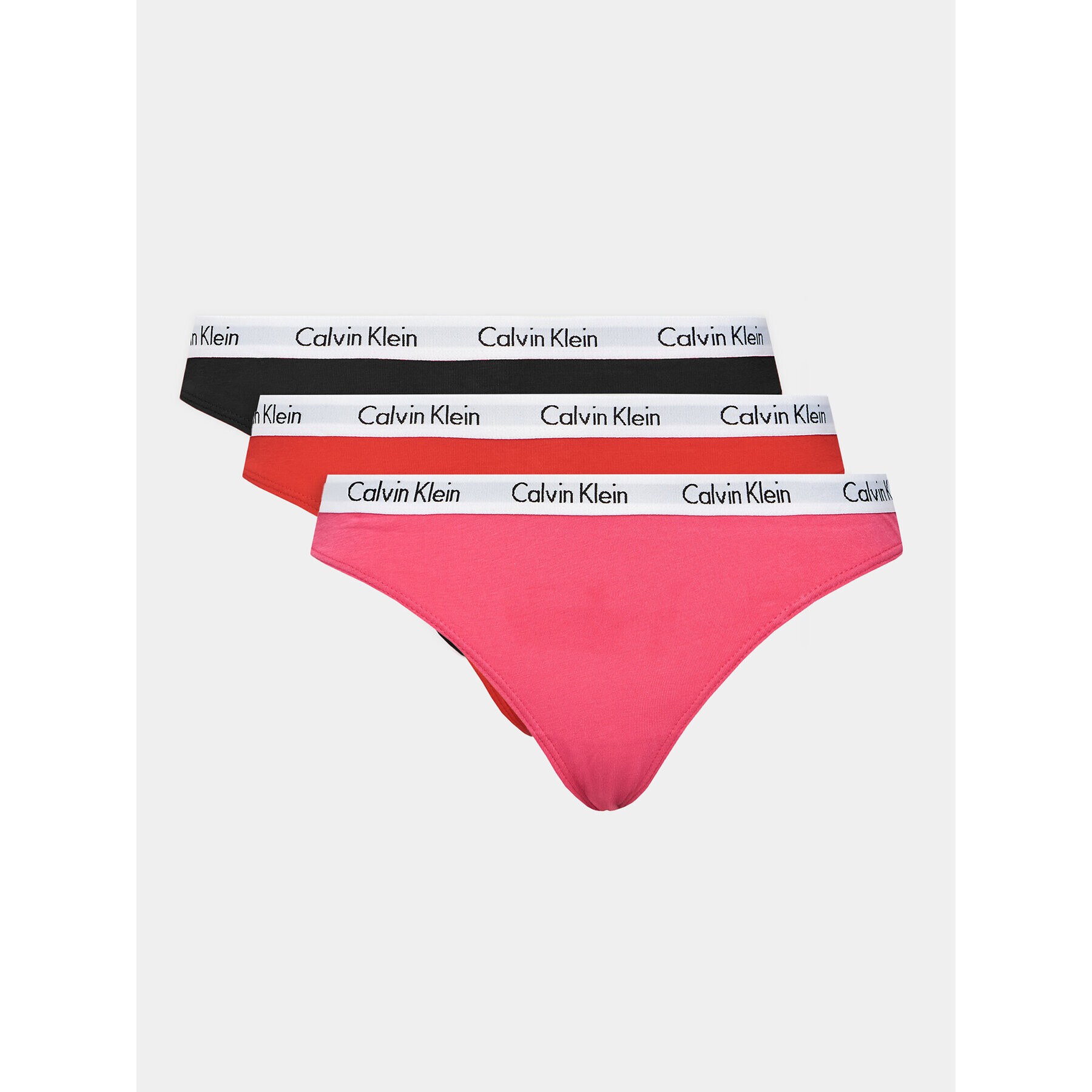 Calvin Klein Underwear Set 3 perechi de chiloți de damă clasici 000QD5146E Colorat - Pled.ro