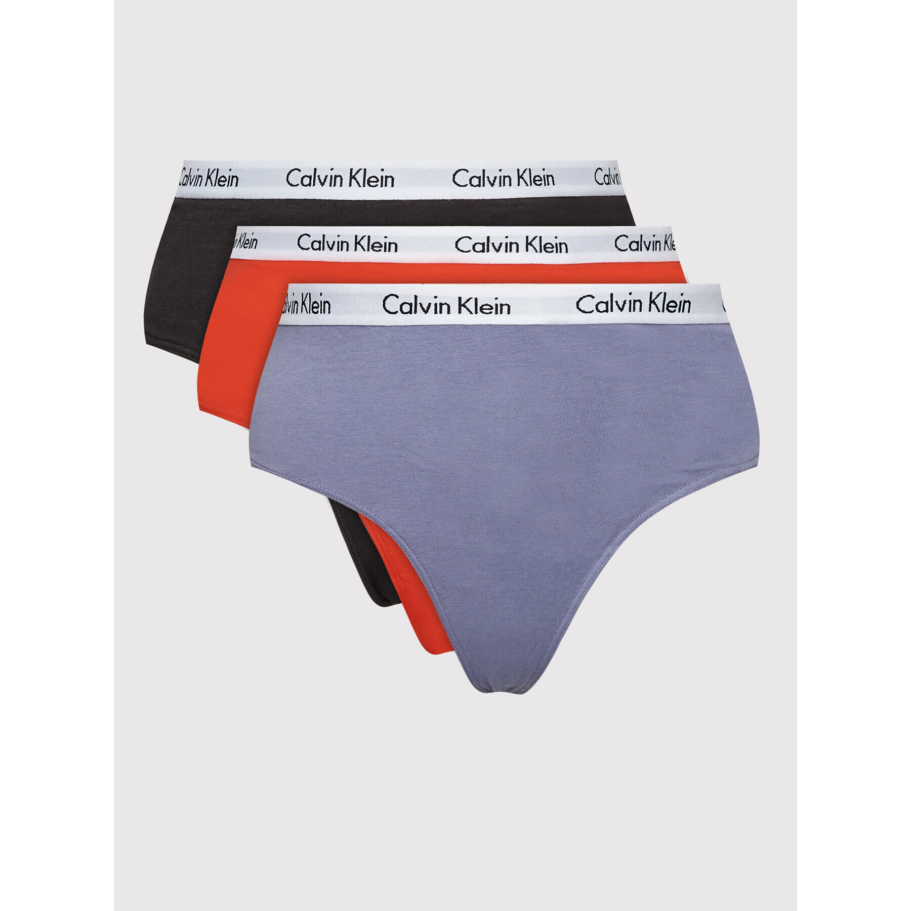 Calvin Klein Underwear Set 3 perechi de chiloți tanga 000QD3800E Colorat - Pled.ro