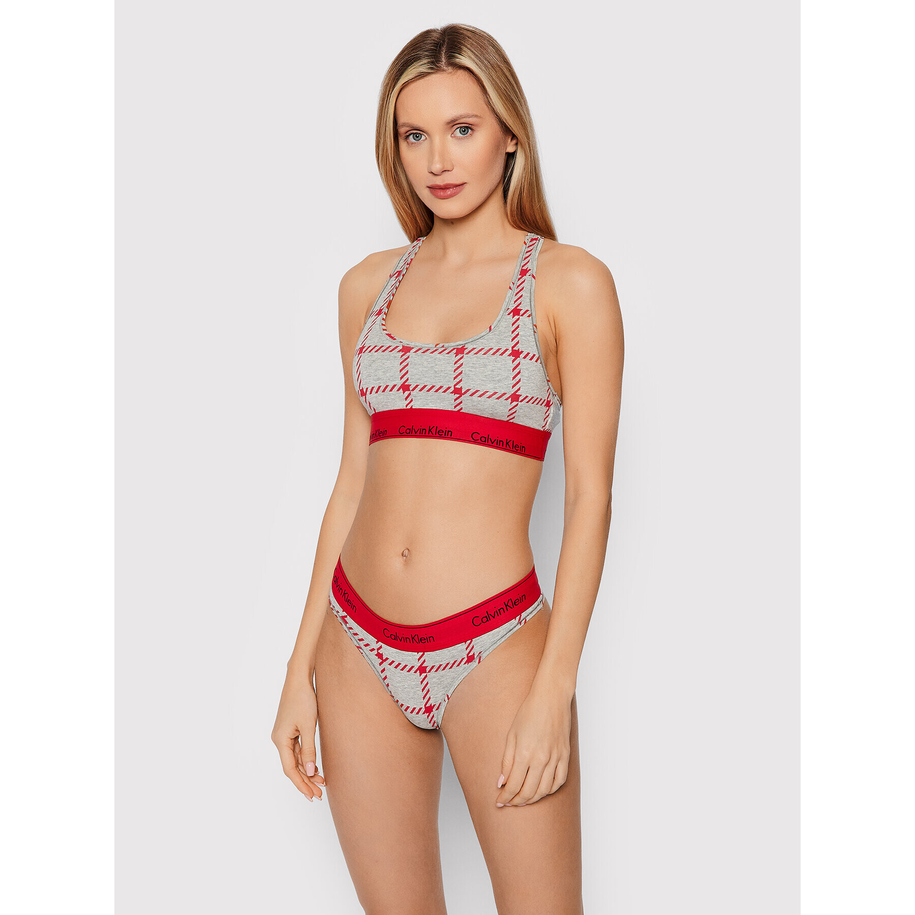 Calvin Klein Underwear Set lenjerie intimă 000QF6703E Gri - Pled.ro