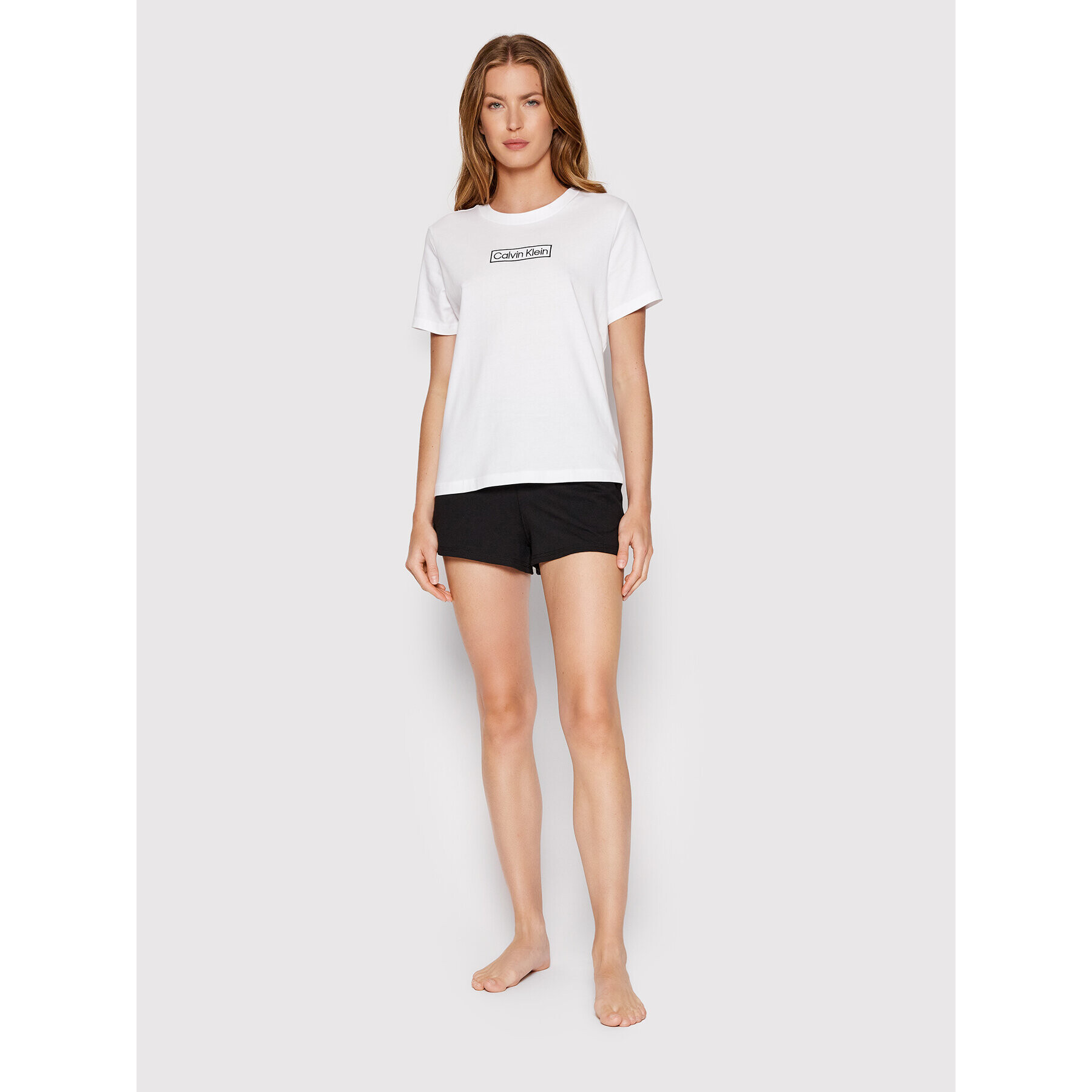 Calvin Klein Underwear Set tricou și pantaloni scurți sport 000QS6804E Colorat Regular Fit - Pled.ro