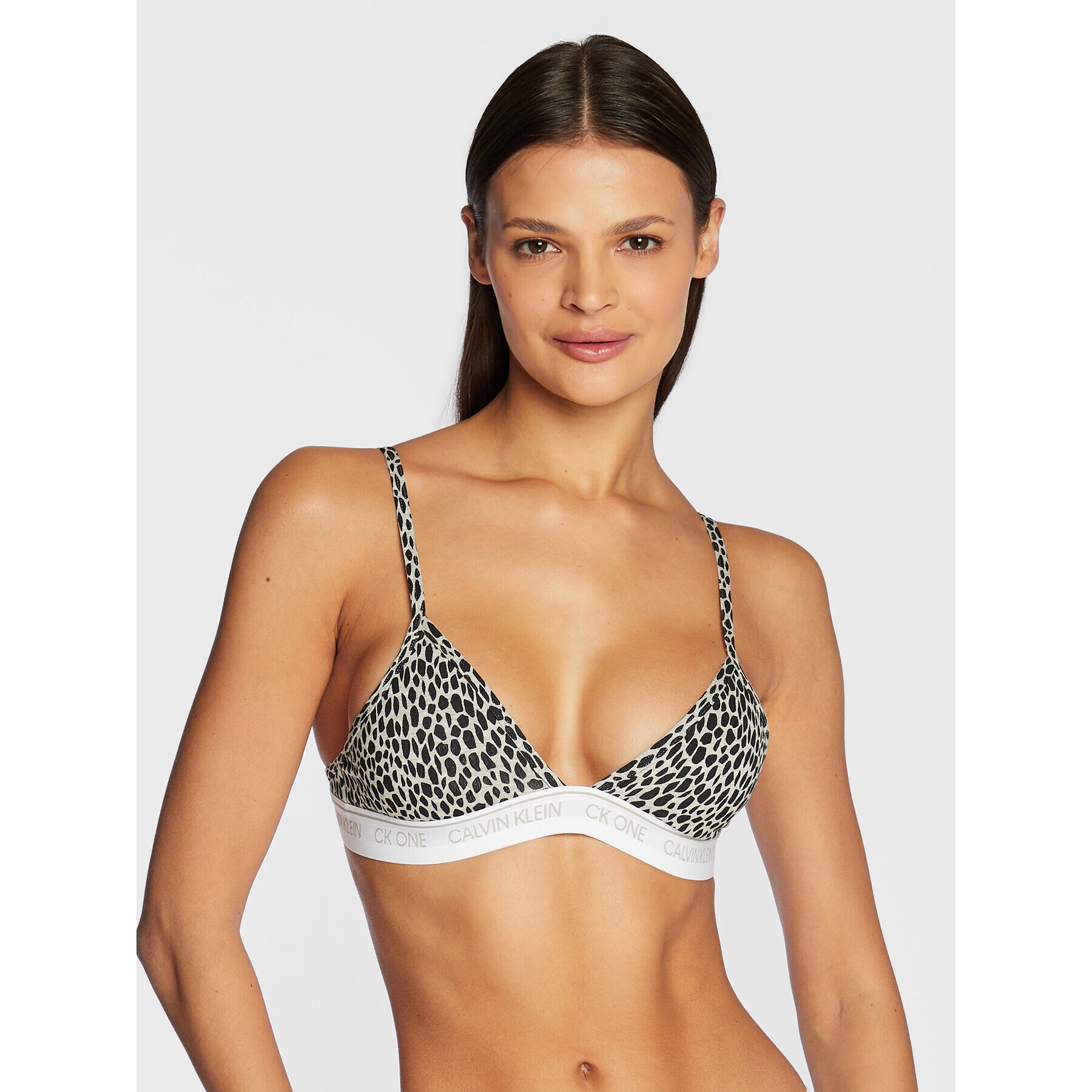 Calvin Klein Underwear Sutien Bralette 000QF5953E Gri - Pled.ro