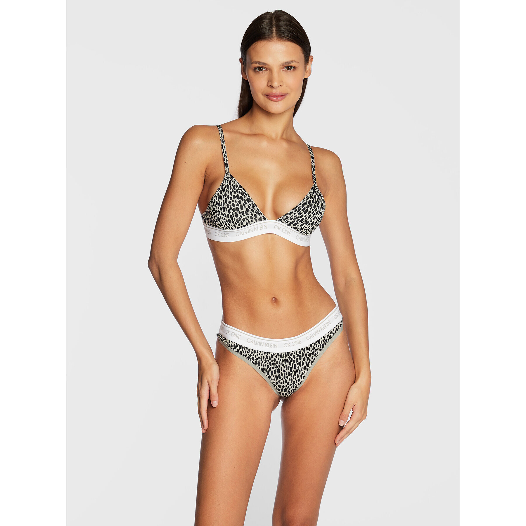 Calvin Klein Underwear Sutien Bralette 000QF5953E Gri - Pled.ro