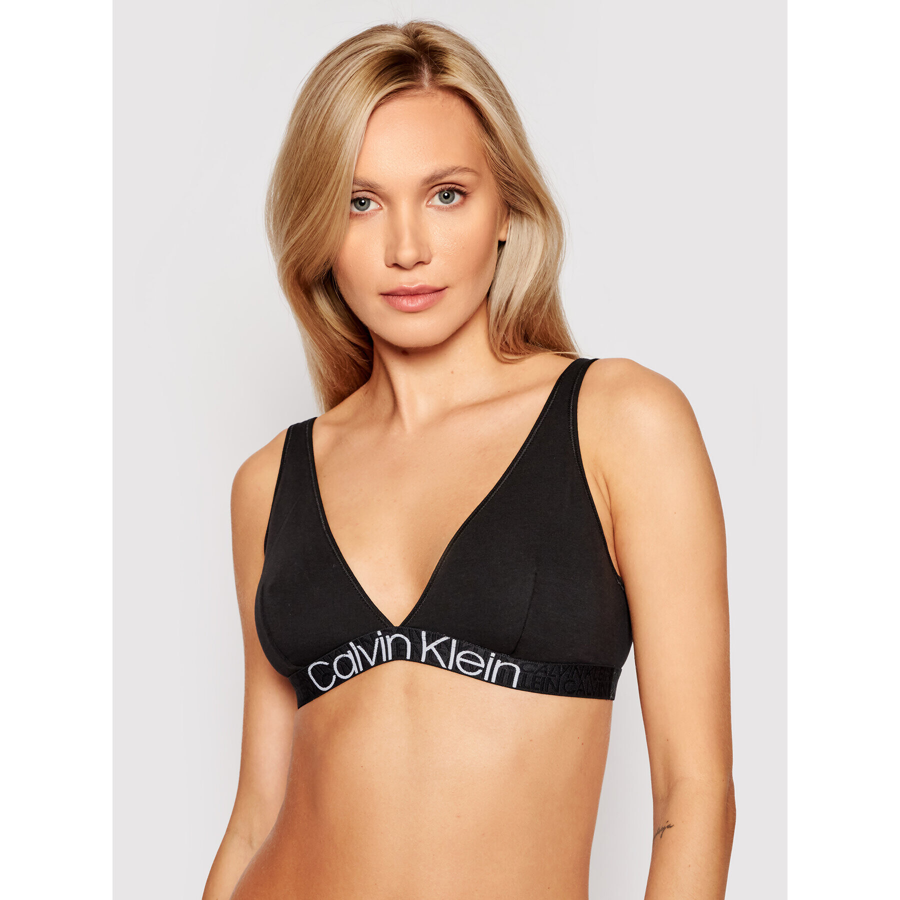 Calvin Klein Underwear Sutien Bralette 000QF6577E Negru - Pled.ro