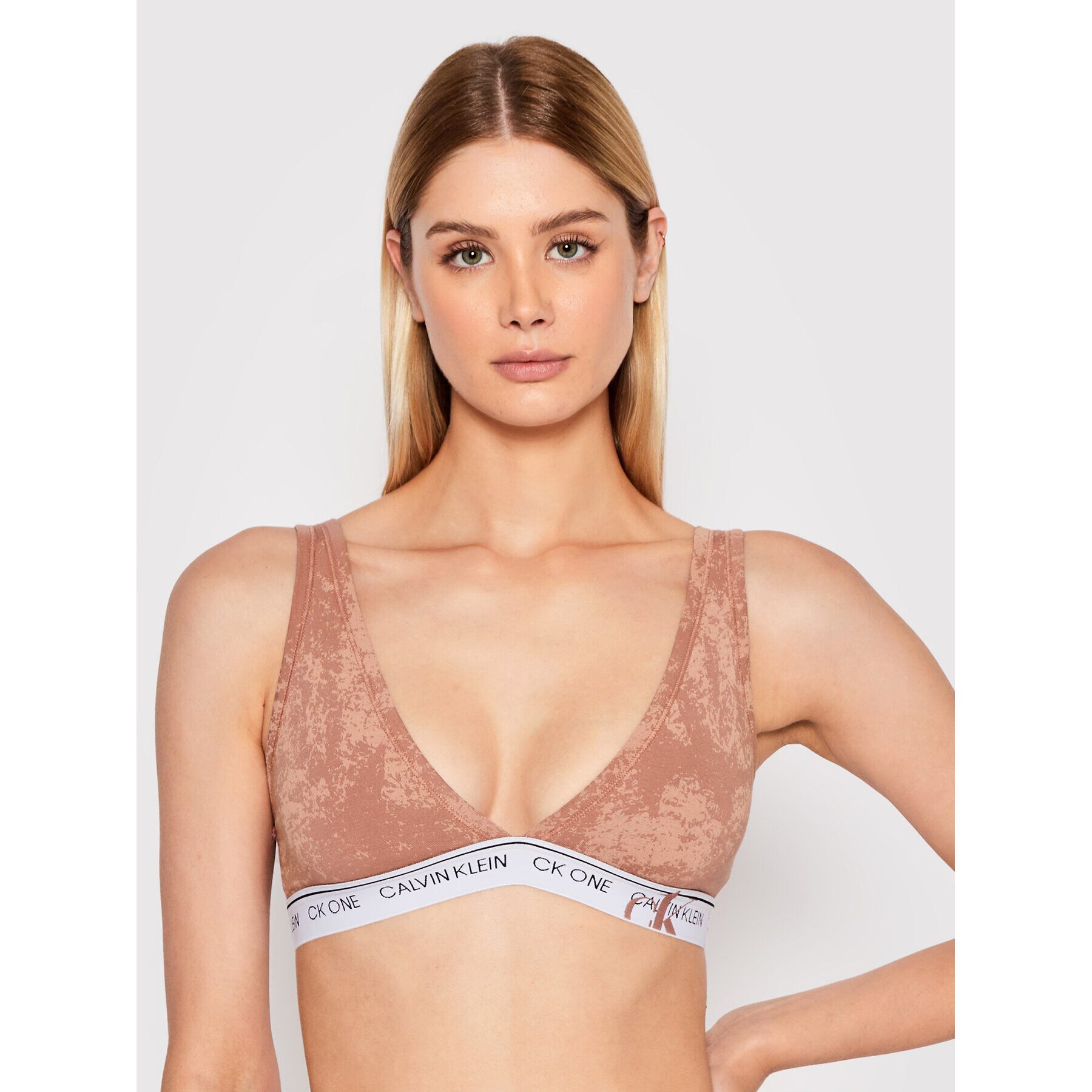 Calvin Klein Underwear Sutien Bralette 000QF6763E Roz - Pled.ro