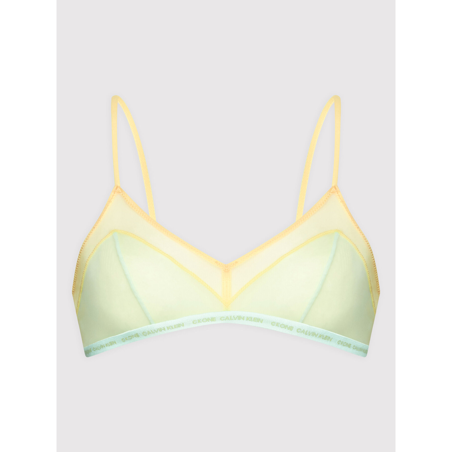 Calvin Klein Underwear Sutien Bralette 000QF6779E Galben - Pled.ro