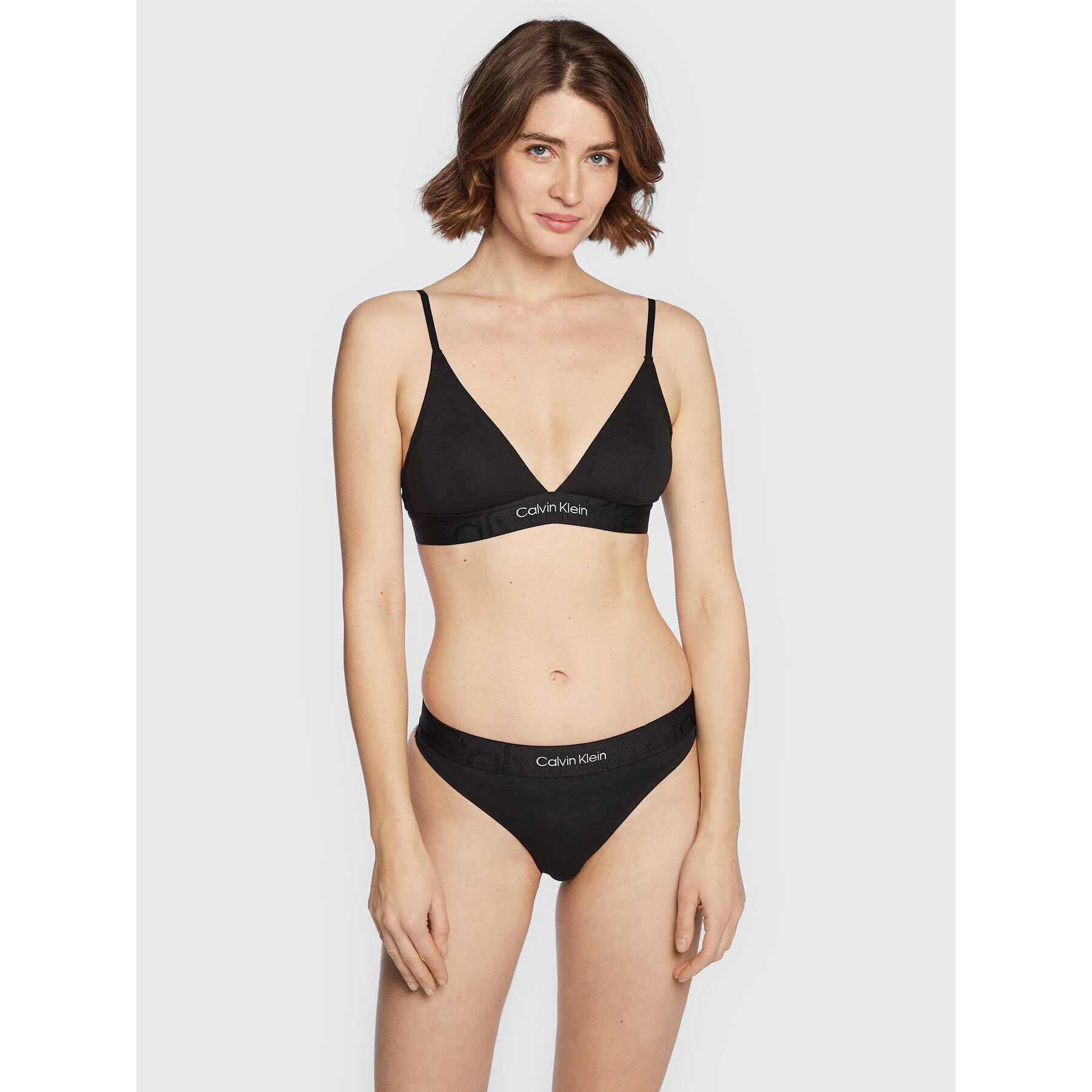 Calvin Klein Underwear Sutien Bralette 000QF6990E Negru - Pled.ro