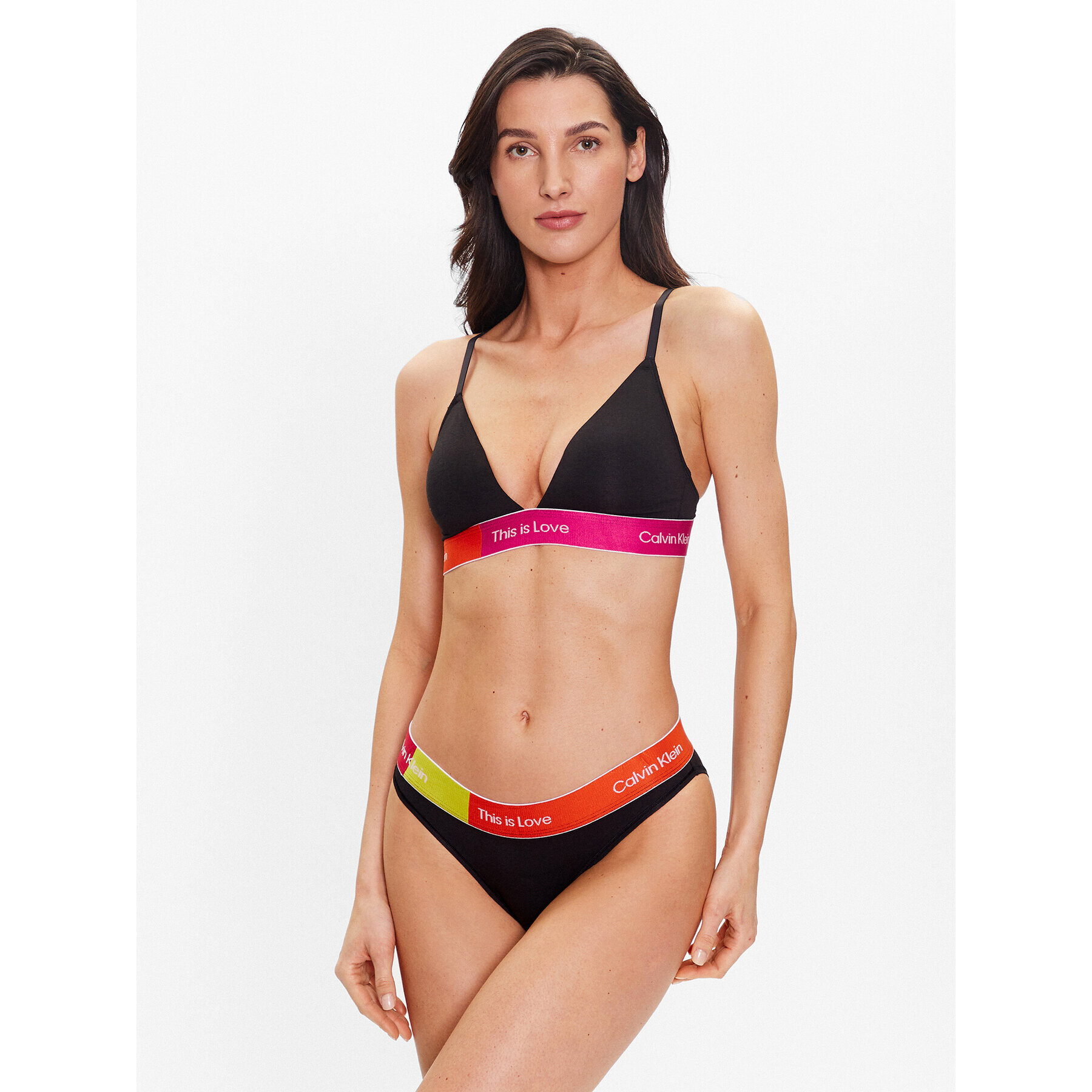 Calvin Klein Underwear Sutien Bralette 000QF7254E Negru - Pled.ro