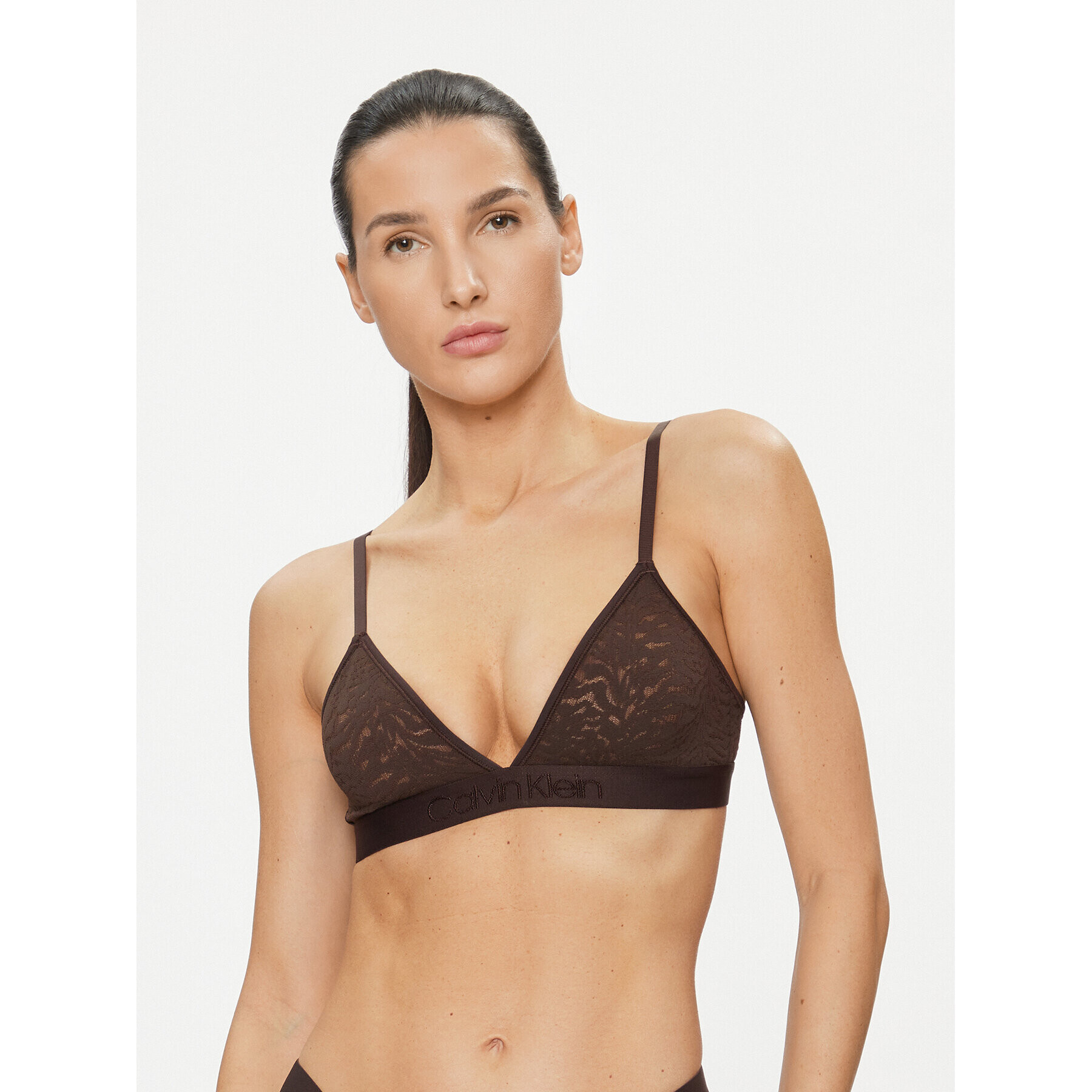 Calvin Klein Underwear Sutien Bralette 000QF7491E Maro - Pled.ro