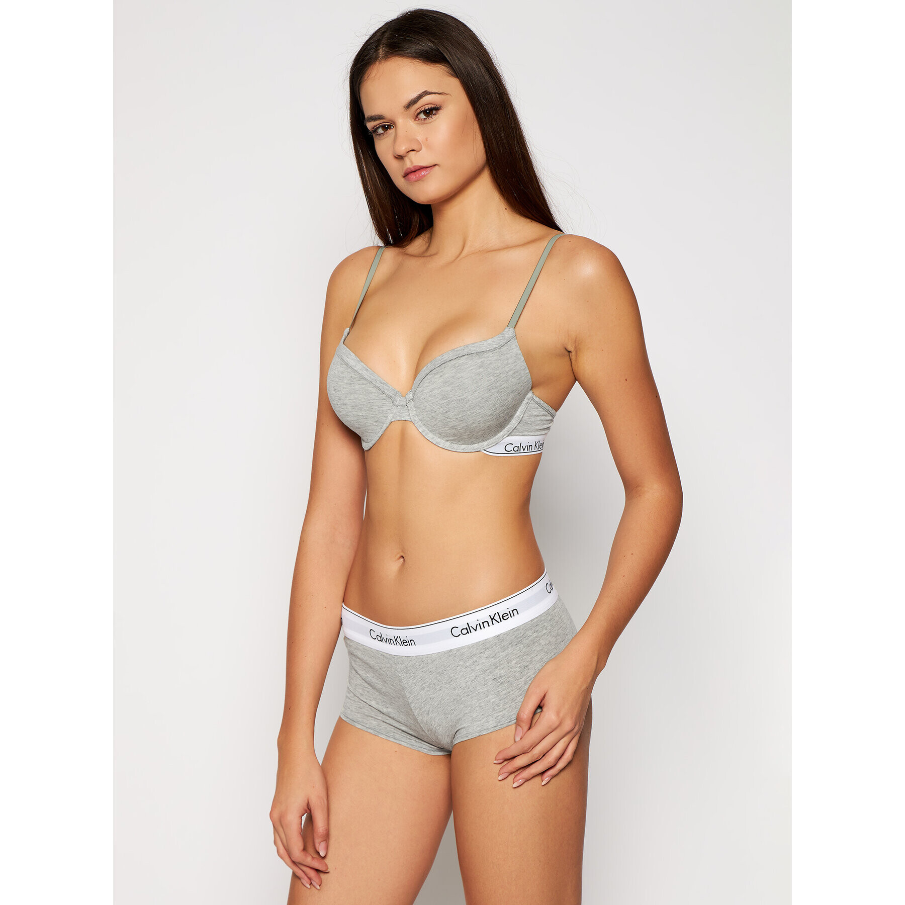 Calvin Klein Underwear Sutien cu armătură 000F3784E Gri - Pled.ro