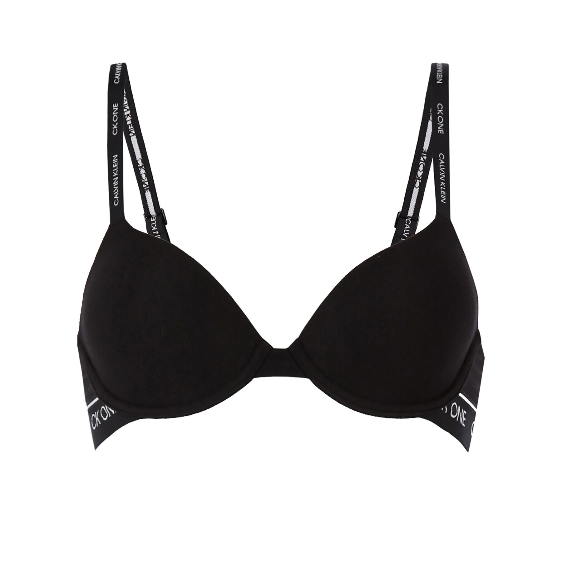 Calvin Klein Underwear Sutien cu armătură Lightly Lined Demi 000QF5732E Negru - Pled.ro