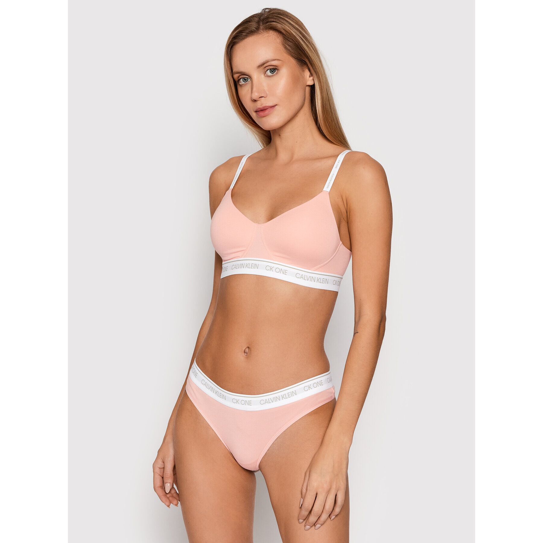 Calvin Klein Underwear Sutien fără armătură 000QF6094E Roz - Pled.ro