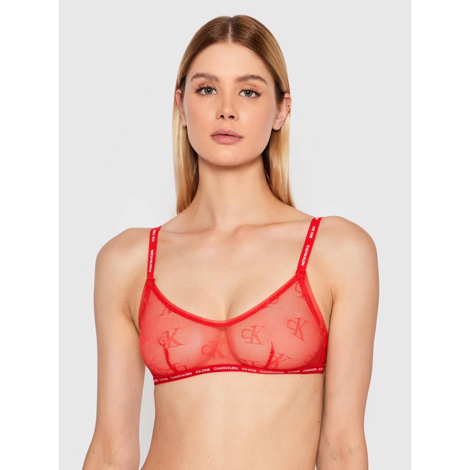 Calvin Klein Underwear Sutien fără armătură 000QF6786E Roșu - Pled.ro