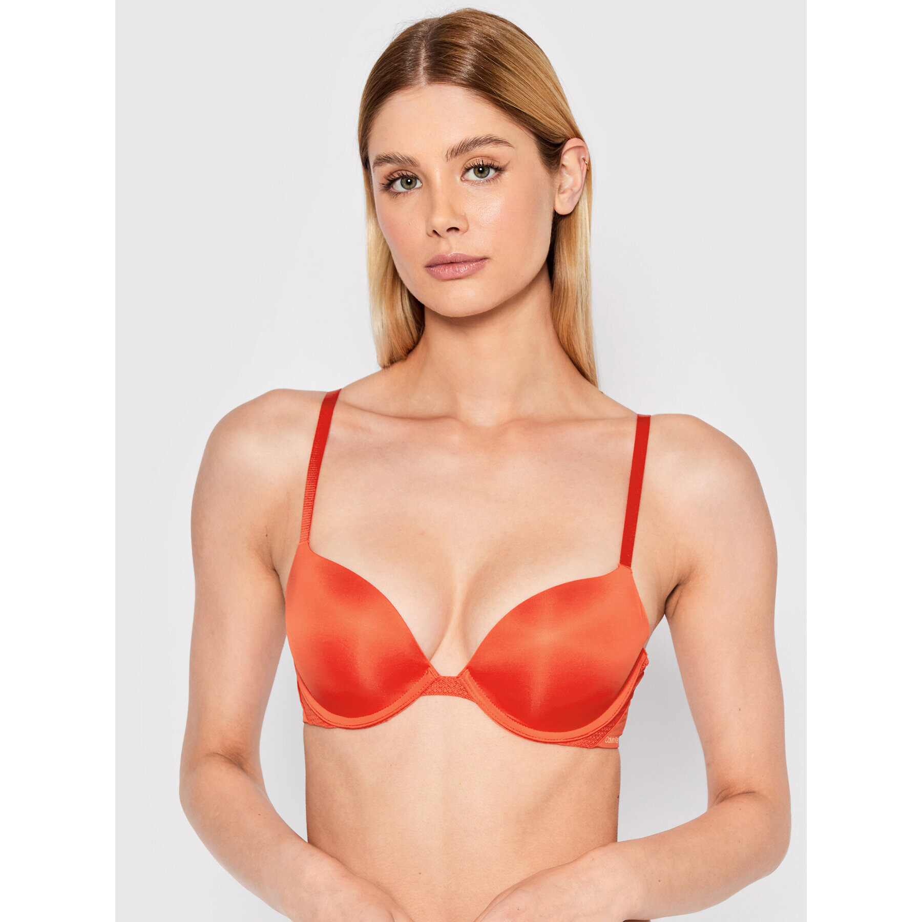 Calvin Klein Underwear Sutien Push-up 000QF5613E Roșu - Pled.ro