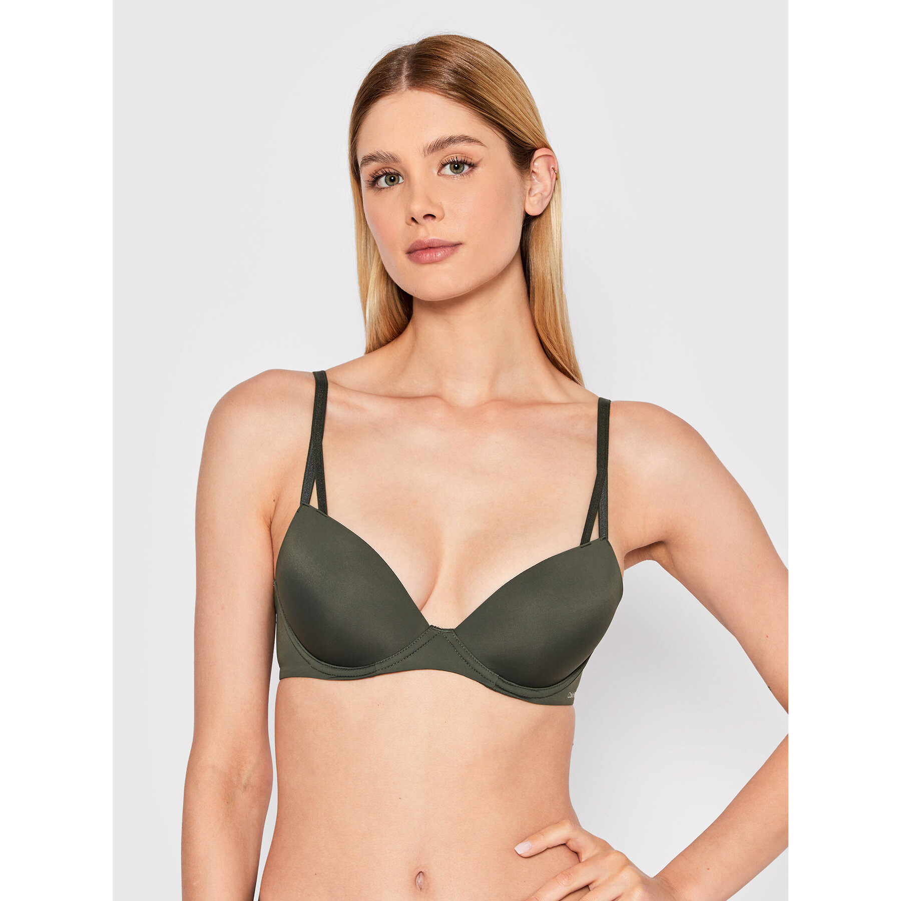 Calvin Klein Underwear Sutien Push-up 000QF6016E Verde - Pled.ro