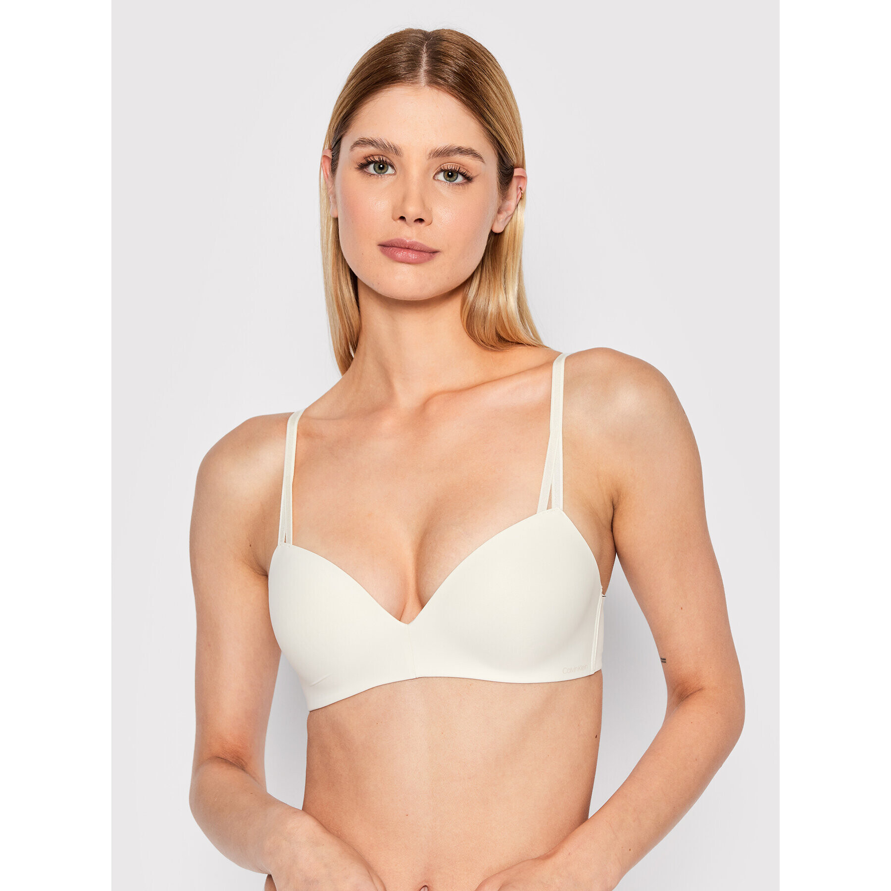 Calvin Klein Underwear Sutien Push-up 000QF6017E Bej - Pled.ro