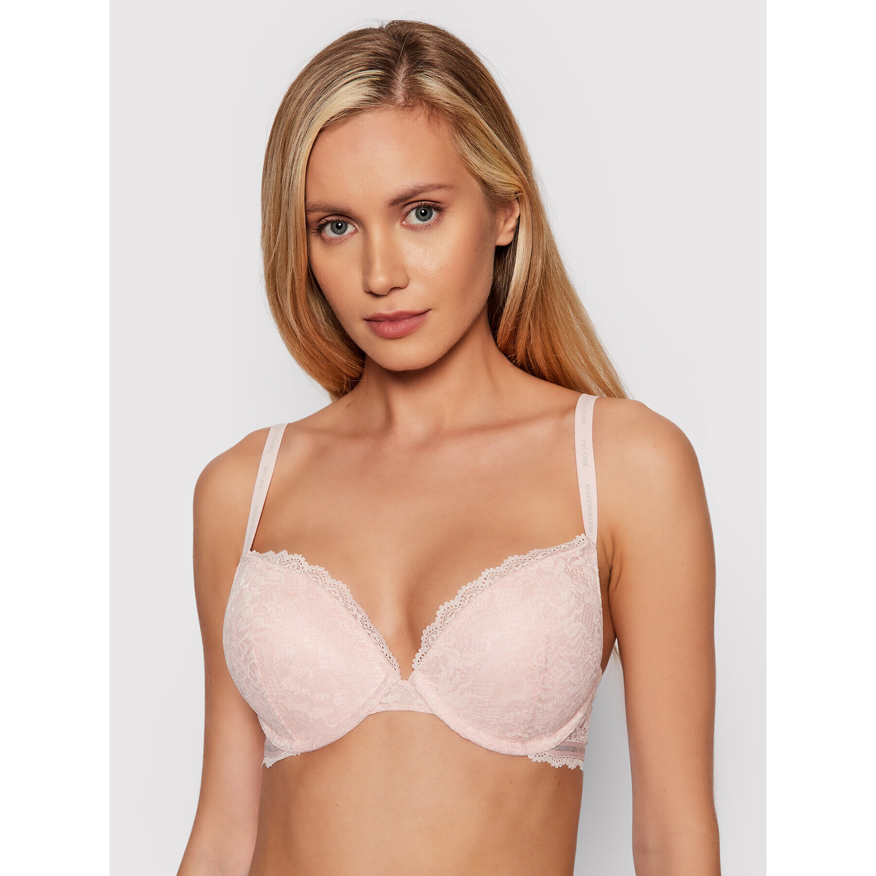 Calvin Klein Underwear Sutien Push-up 000QF6677E Roz - Pled.ro