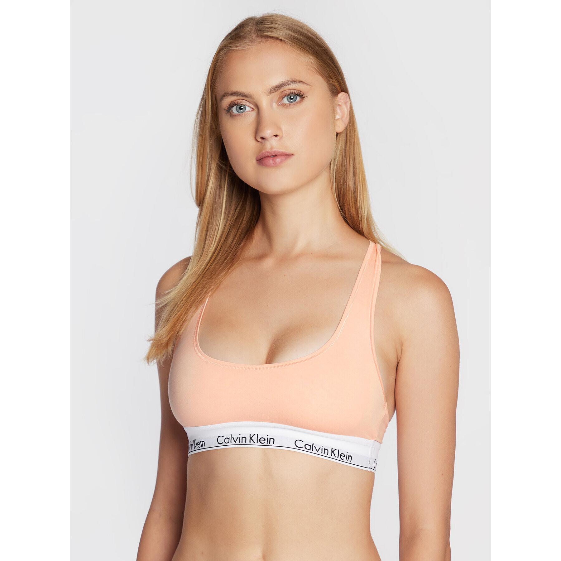 Calvin Klein Underwear Sutien top 0000F3785E Portocaliu - Pled.ro