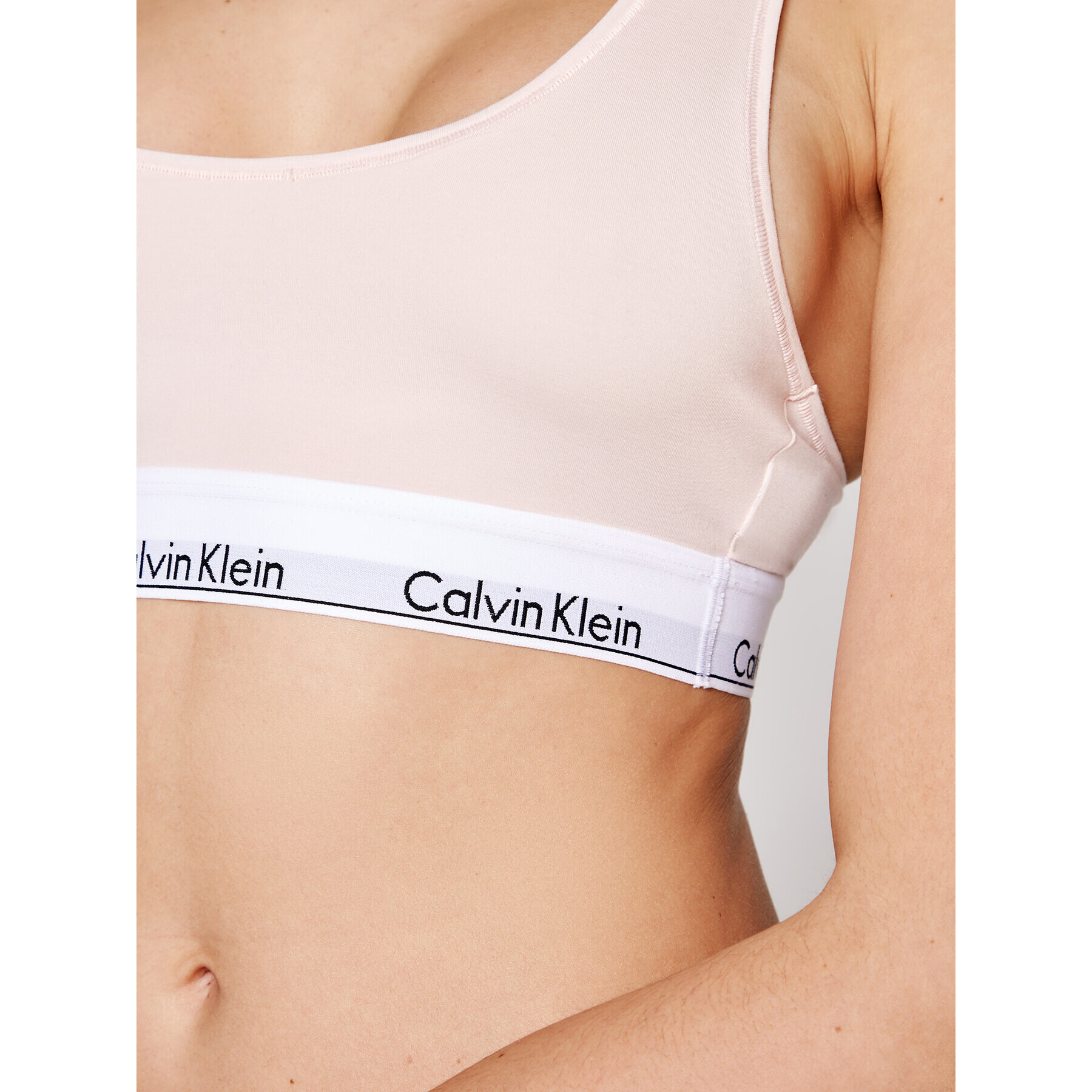 Calvin Klein Underwear Sutien top 0000F3785E Roz - Pled.ro