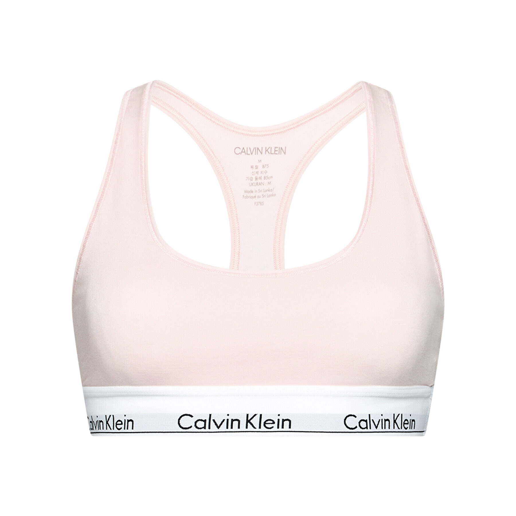 Calvin Klein Underwear Sutien top 0000F3785E Roz - Pled.ro