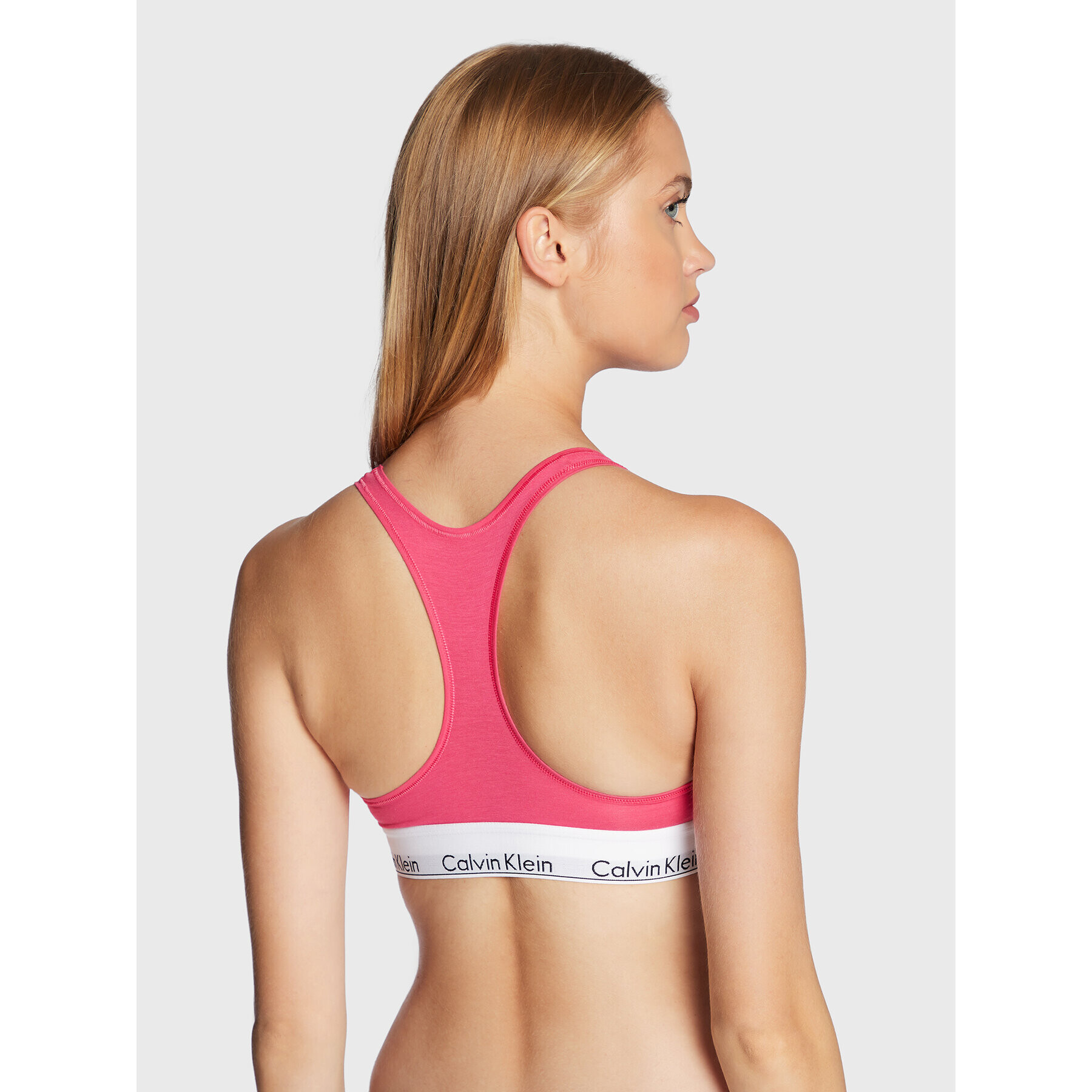 Calvin Klein Underwear Sutien top 0000F3785E Roz - Pled.ro