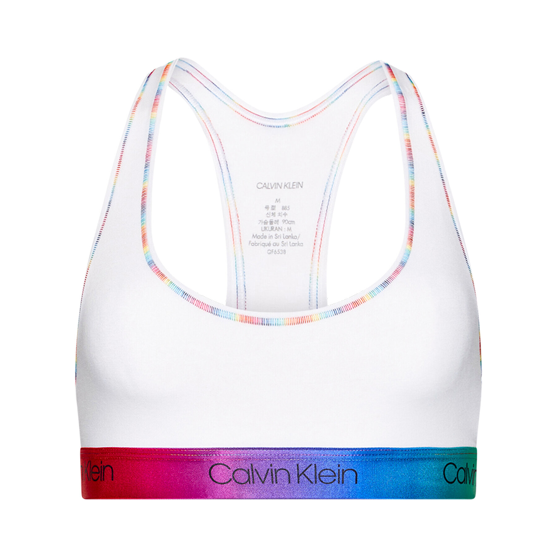 Calvin Klein Underwear Sutien top 000QF6538E Alb - Pled.ro