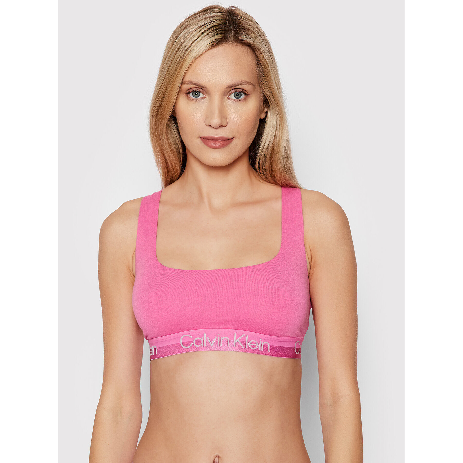 Calvin Klein Underwear Sutien top 000QF6684E Roz - Pled.ro