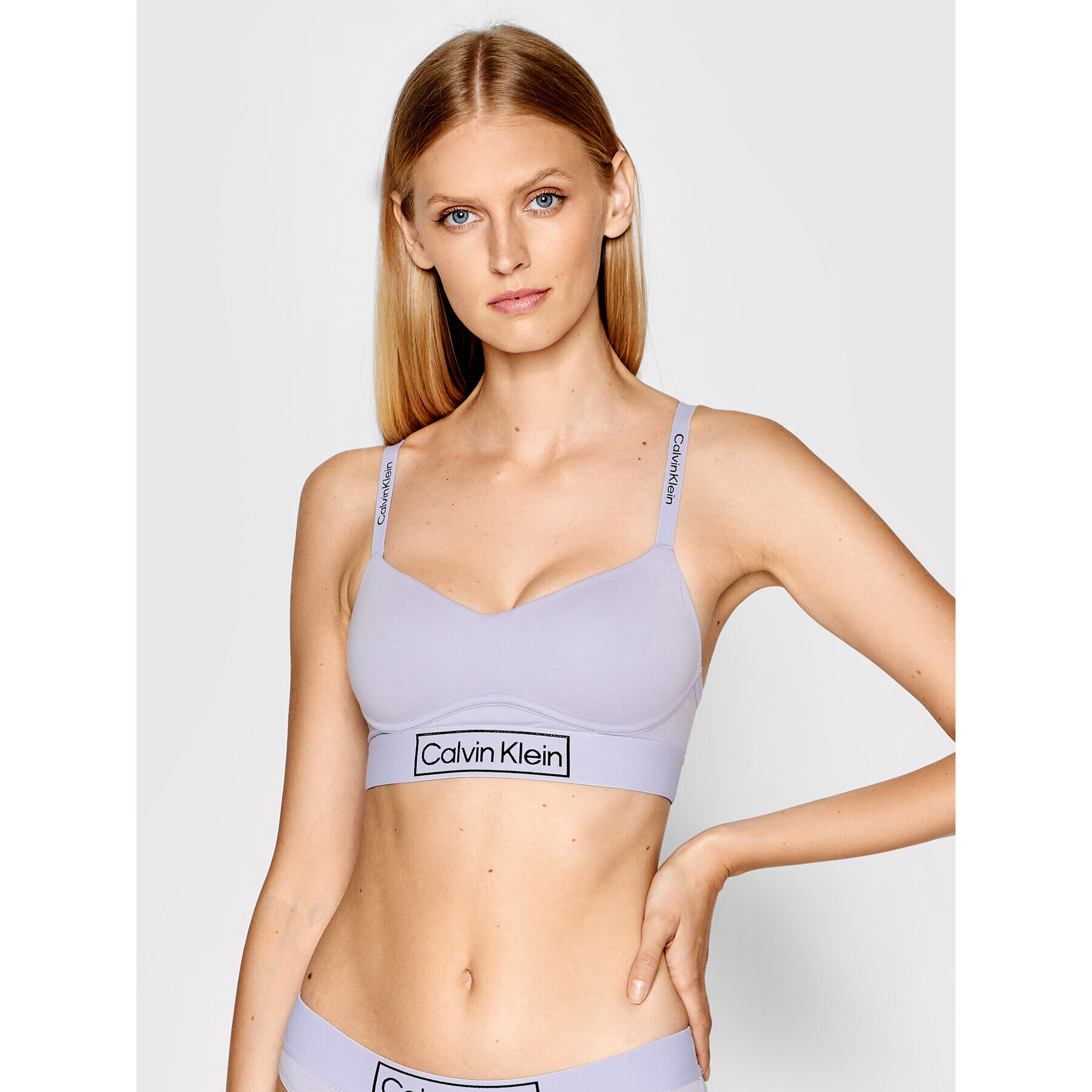 Calvin Klein Underwear Sutien top 000QF6770E Violet - Pled.ro