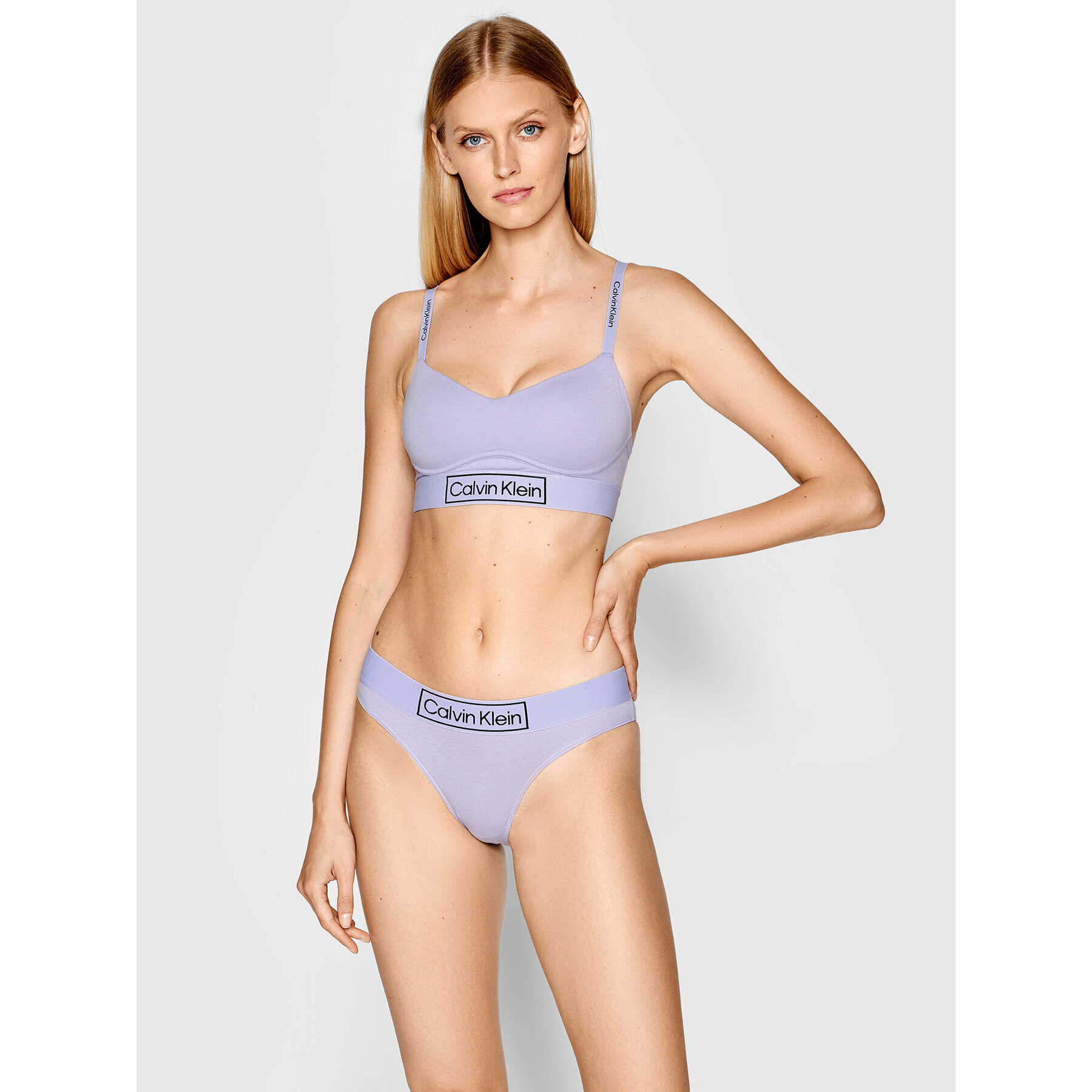 Calvin Klein Underwear Sutien top 000QF6770E Violet - Pled.ro