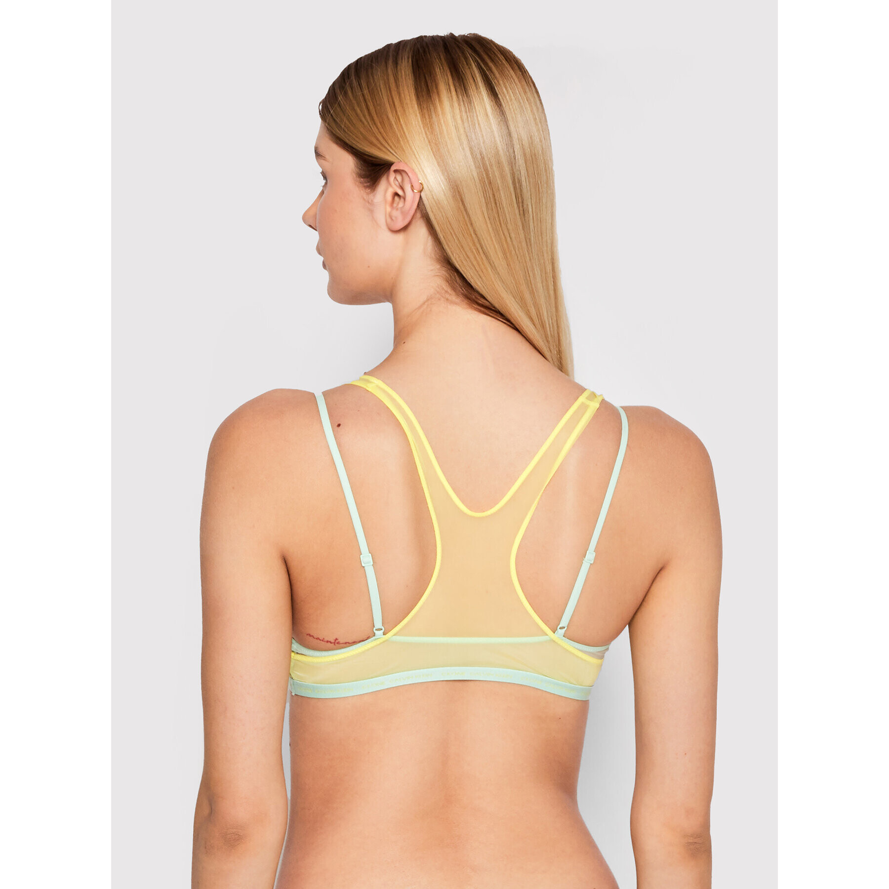 Calvin Klein Underwear Sutien top 000QF6781E Galben - Pled.ro