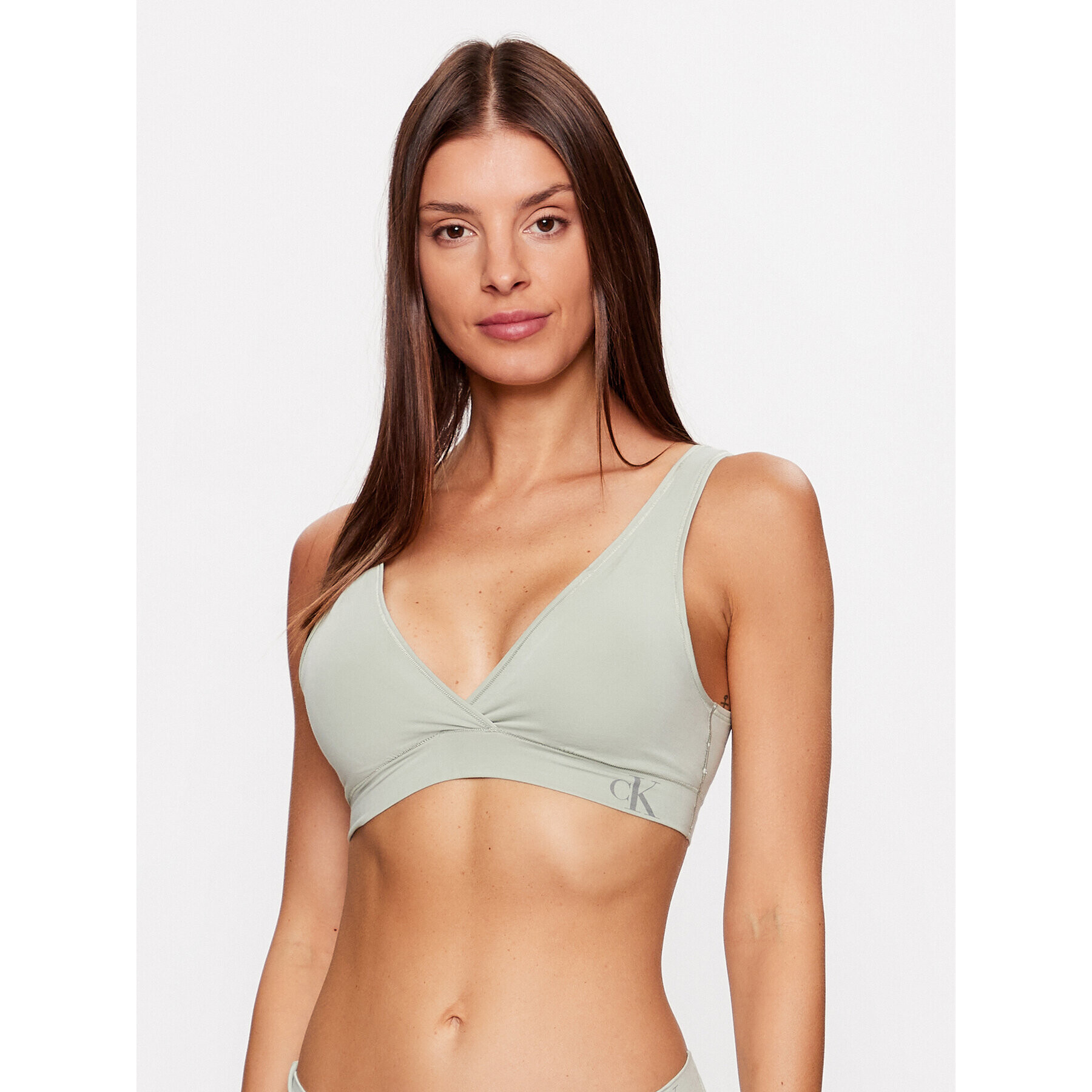 Calvin Klein Underwear Sutien top 000QF7111E Verde - Pled.ro