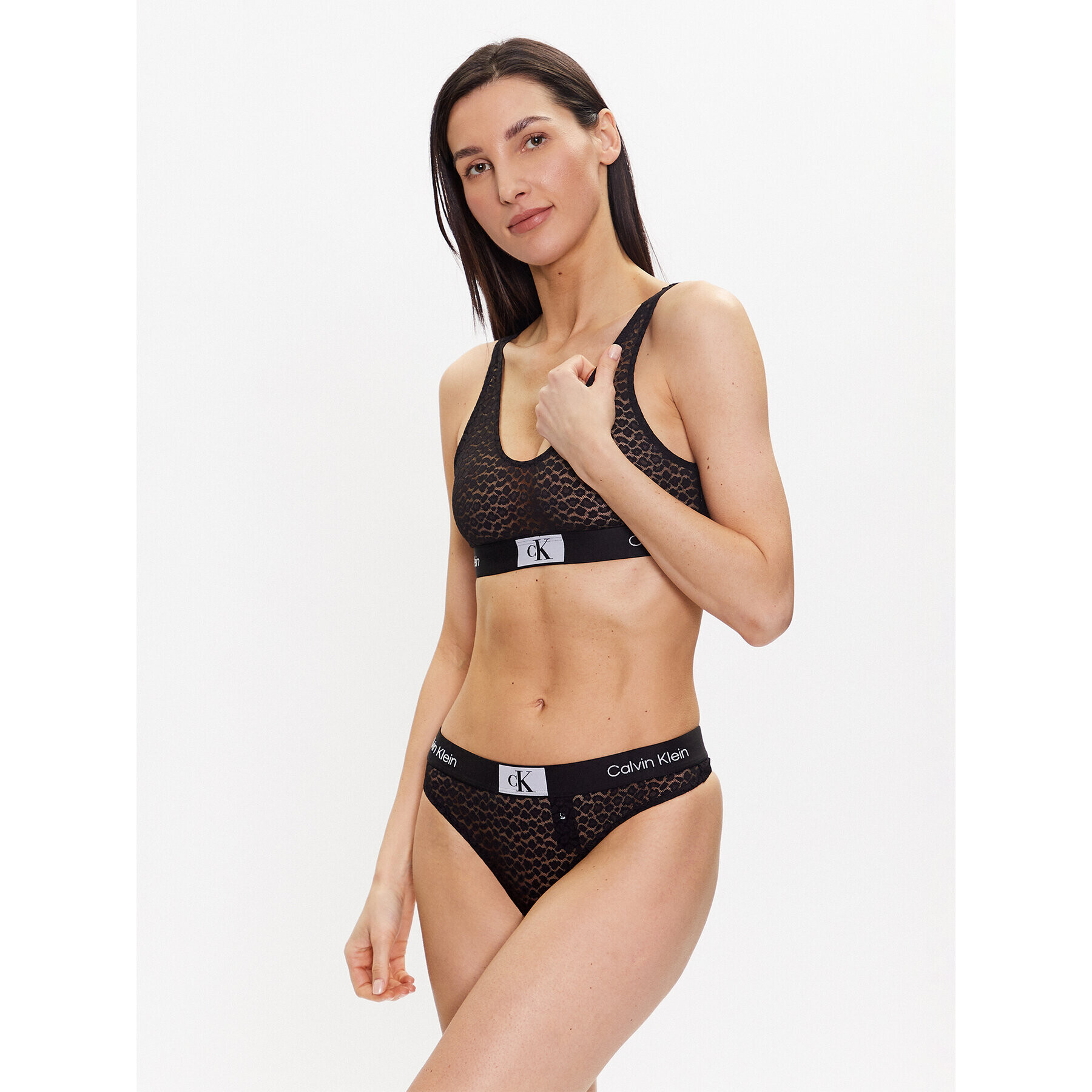 Calvin Klein Underwear Sutien top 000QF7233E Negru - Pled.ro