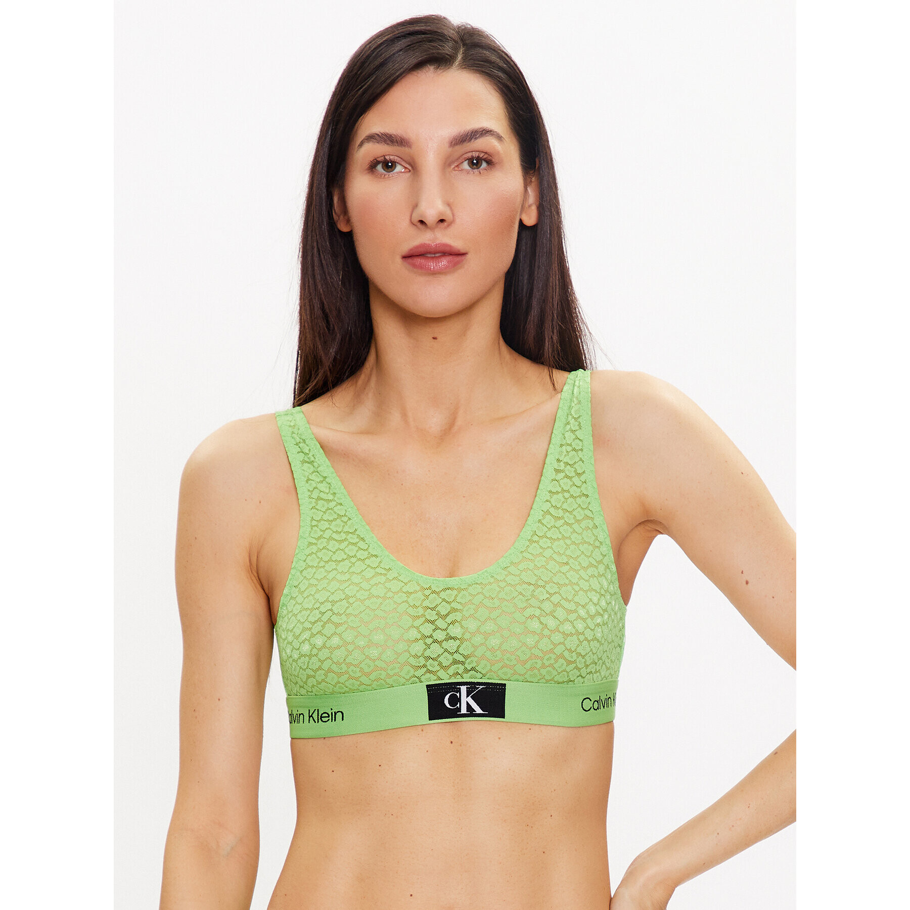 Calvin Klein Underwear Sutien top 000QF7233E Verde - Pled.ro