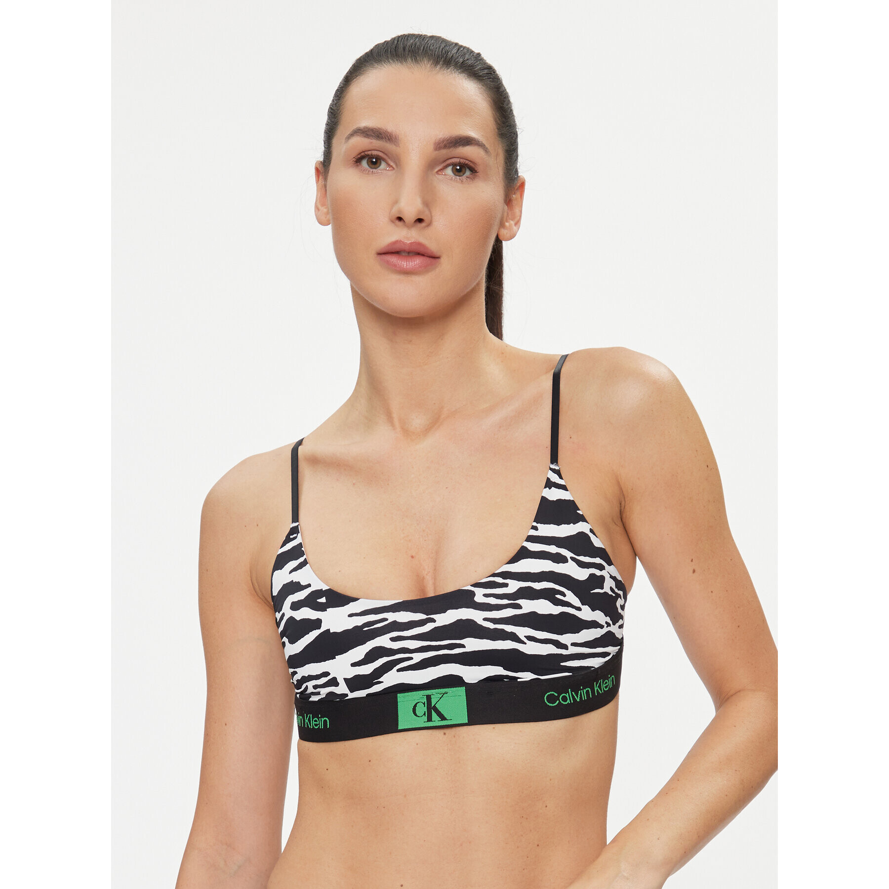 Calvin Klein Underwear Sutien top 000QF7245E Negru - Pled.ro