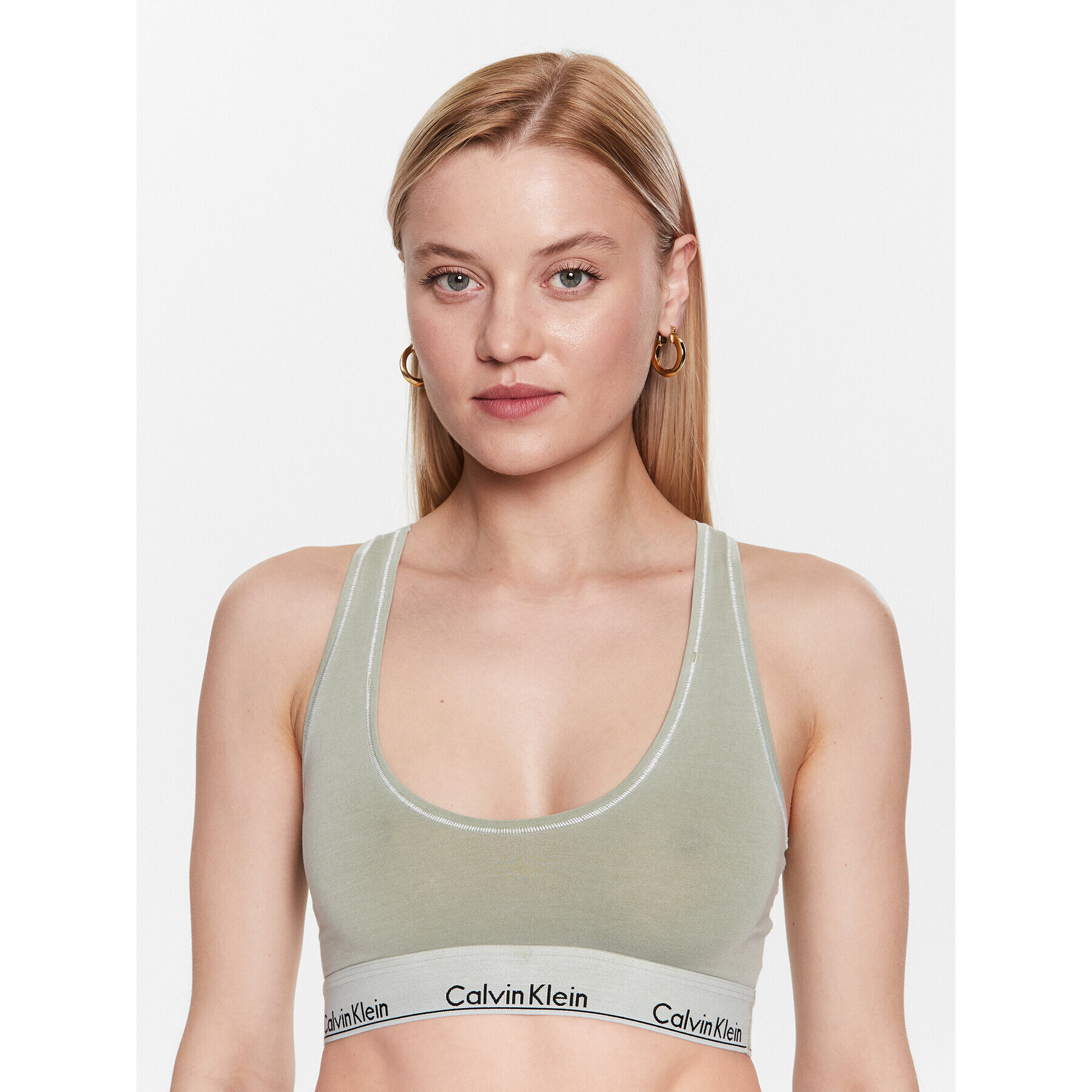 Calvin Klein Underwear Sutien top 000QF7294E Verde - Pled.ro