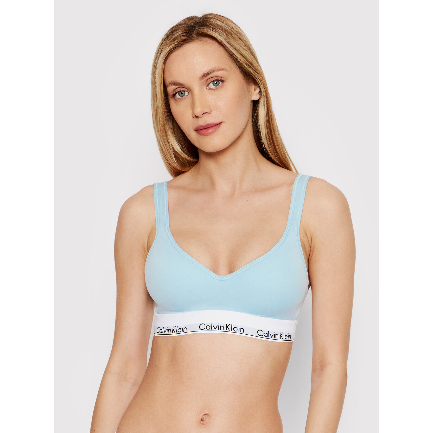 Calvin Klein Underwear Sutien top Lift 000QF5490E Albastru - Pled.ro