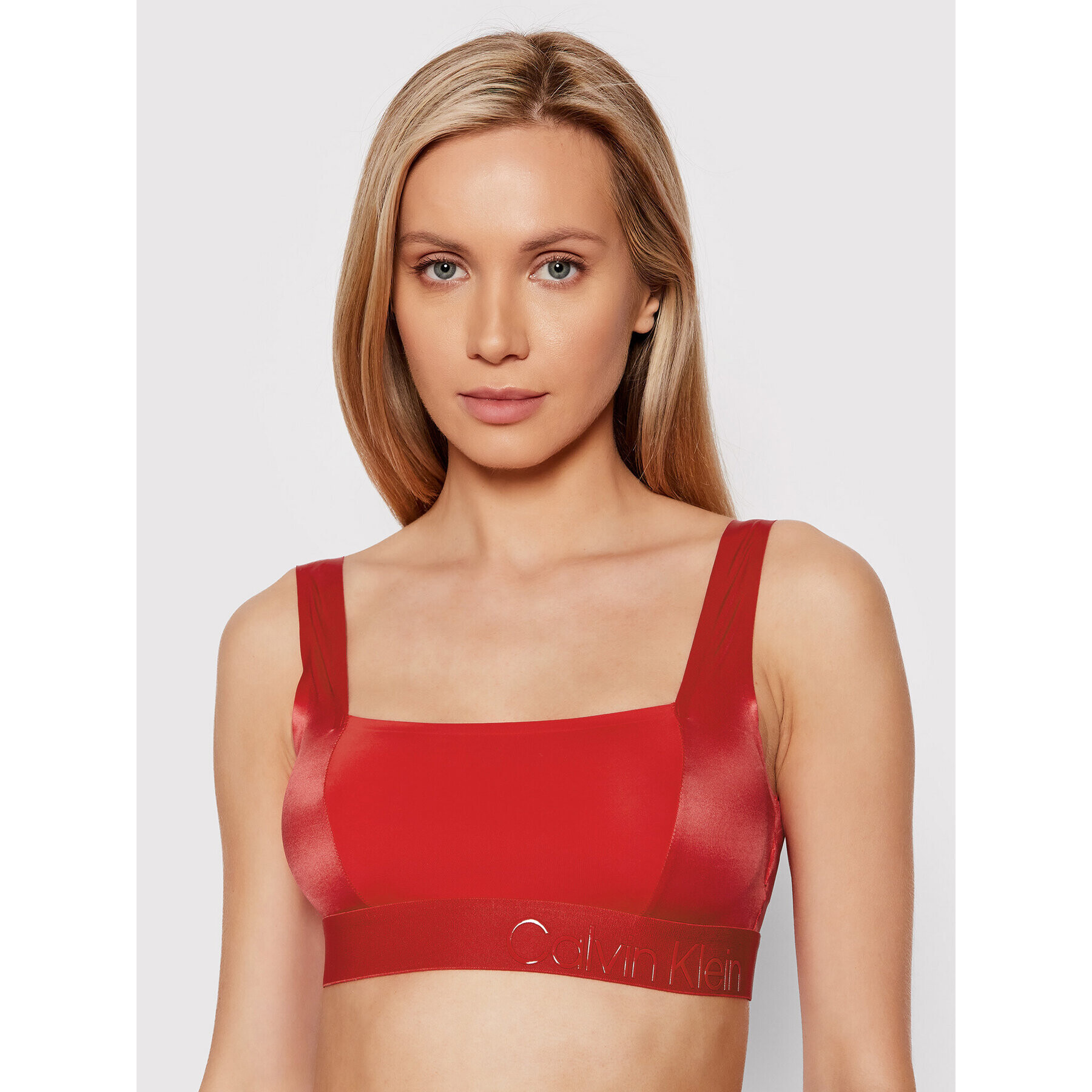 Calvin Klein Underwear Sutien top 000QF6663E Roșu - Pled.ro