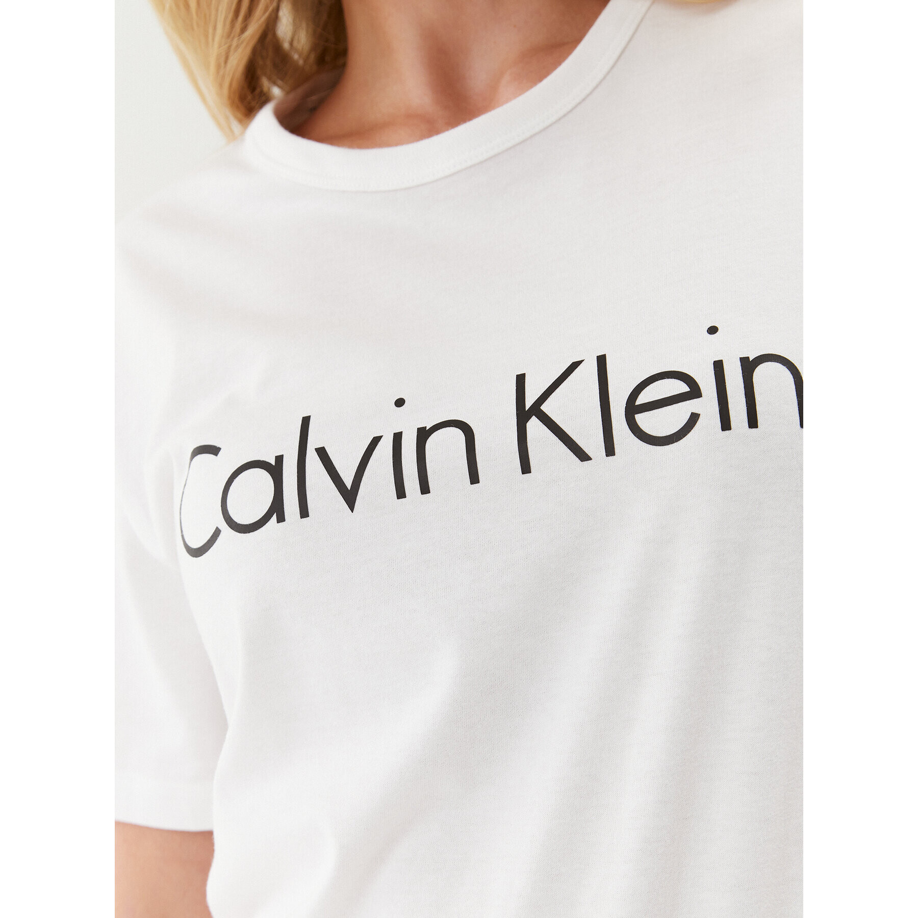 Calvin Klein Underwear Tricou 000QS6105E Alb Regular Fit - Pled.ro