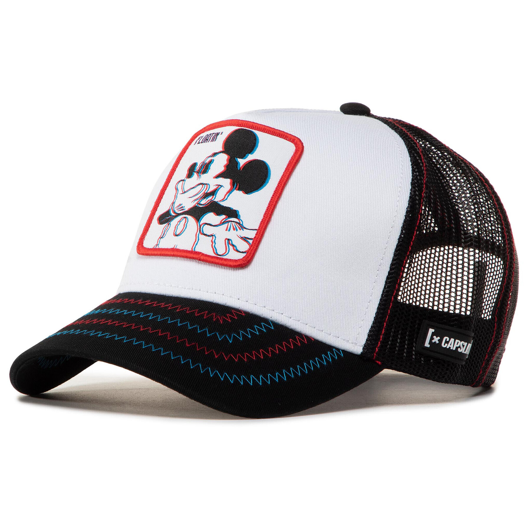 Capslab Șapcă Casquette Trucker Mickey CL/DIS/1/FLO Alb - Pled.ro